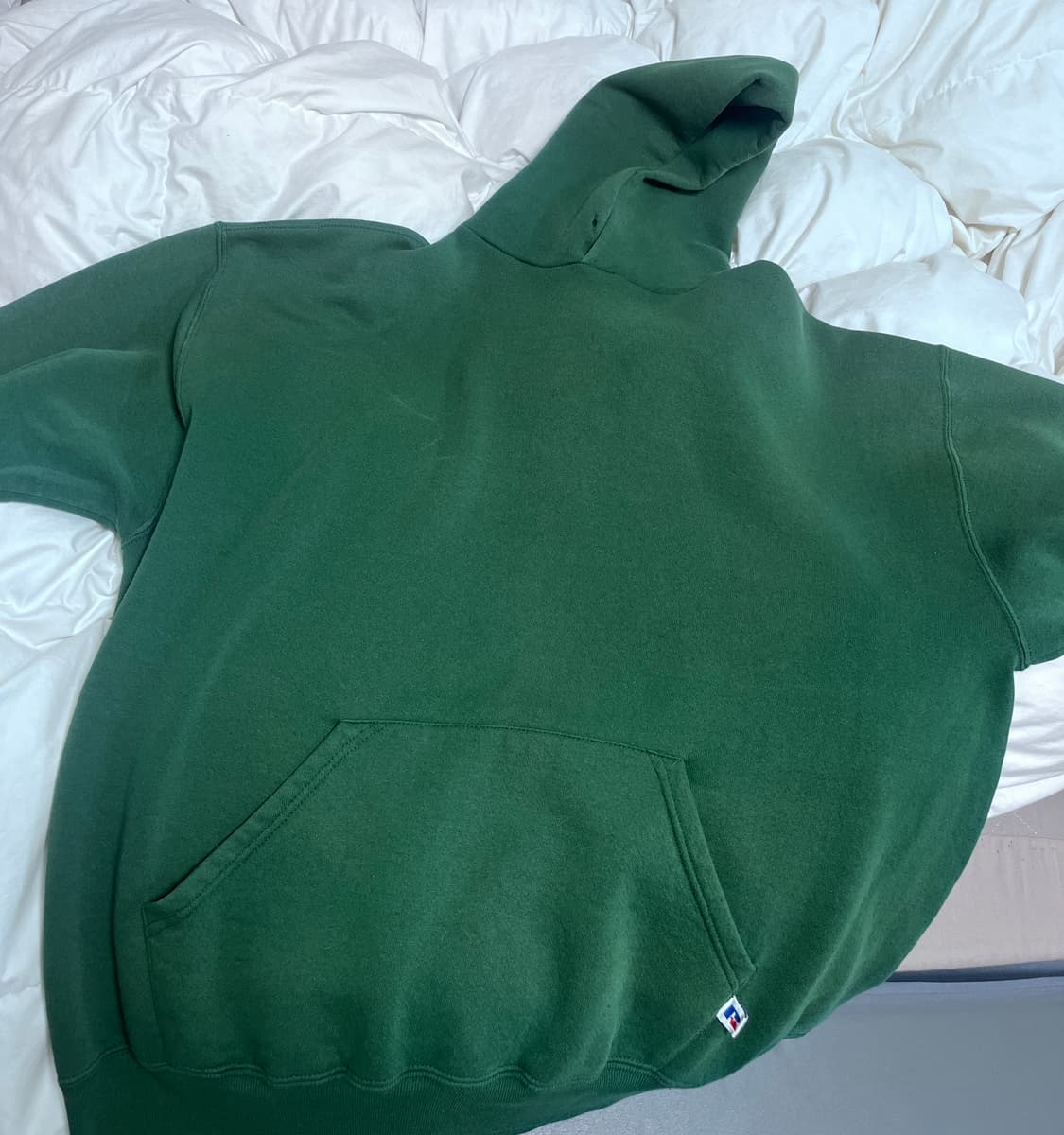 90s 러셀 페이디드 그린 후디 상품이미지2
