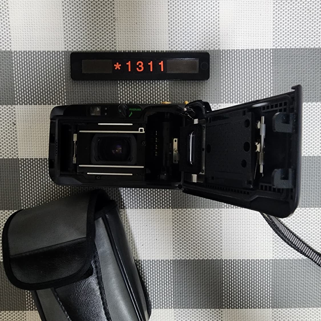 올림푸스 뮤 줌 디럭스 블랙바디 필름카메라 파우치포함 상품이미지6