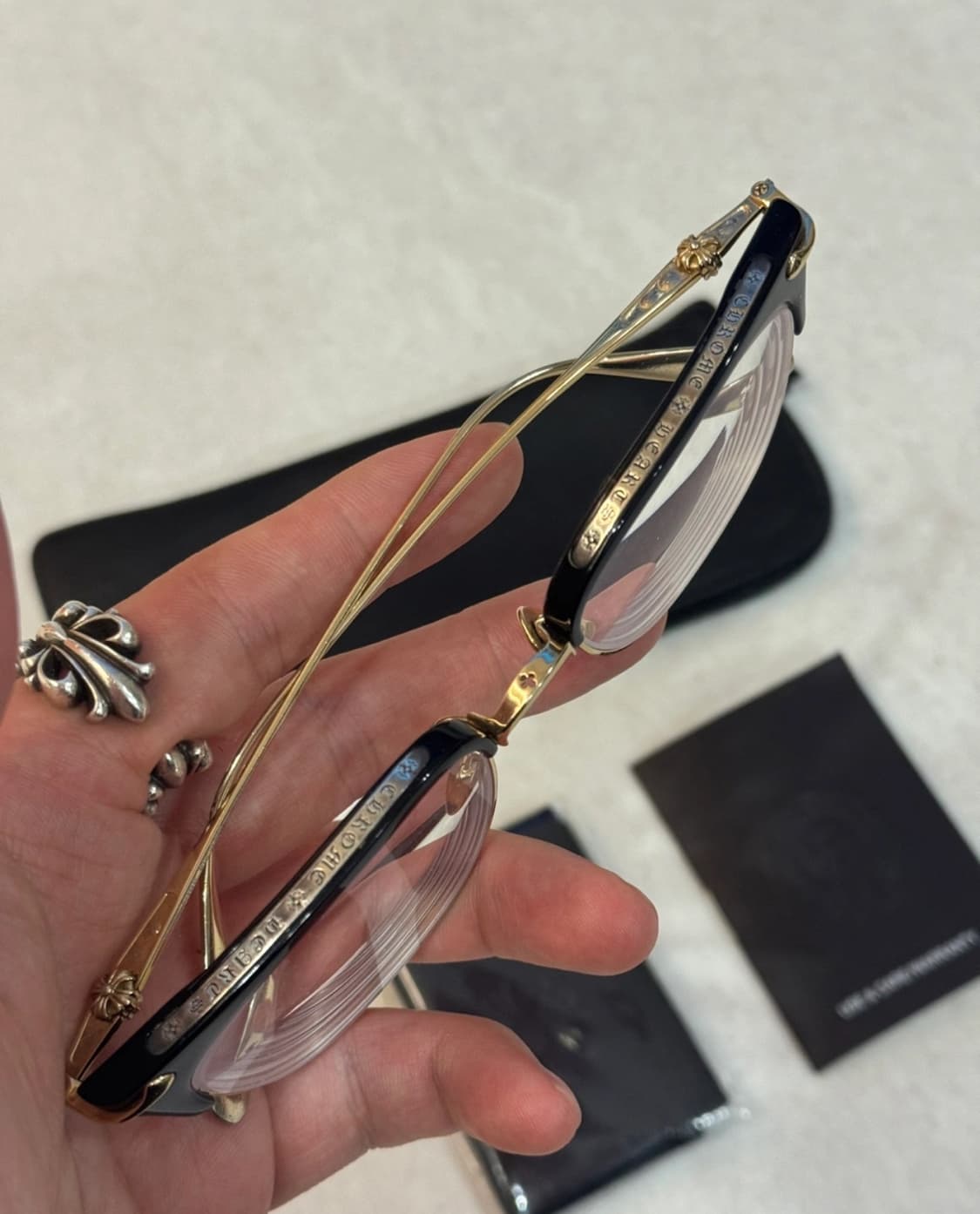 크롬하츠 슬런트레딕션2 골드 54 상품이미지2