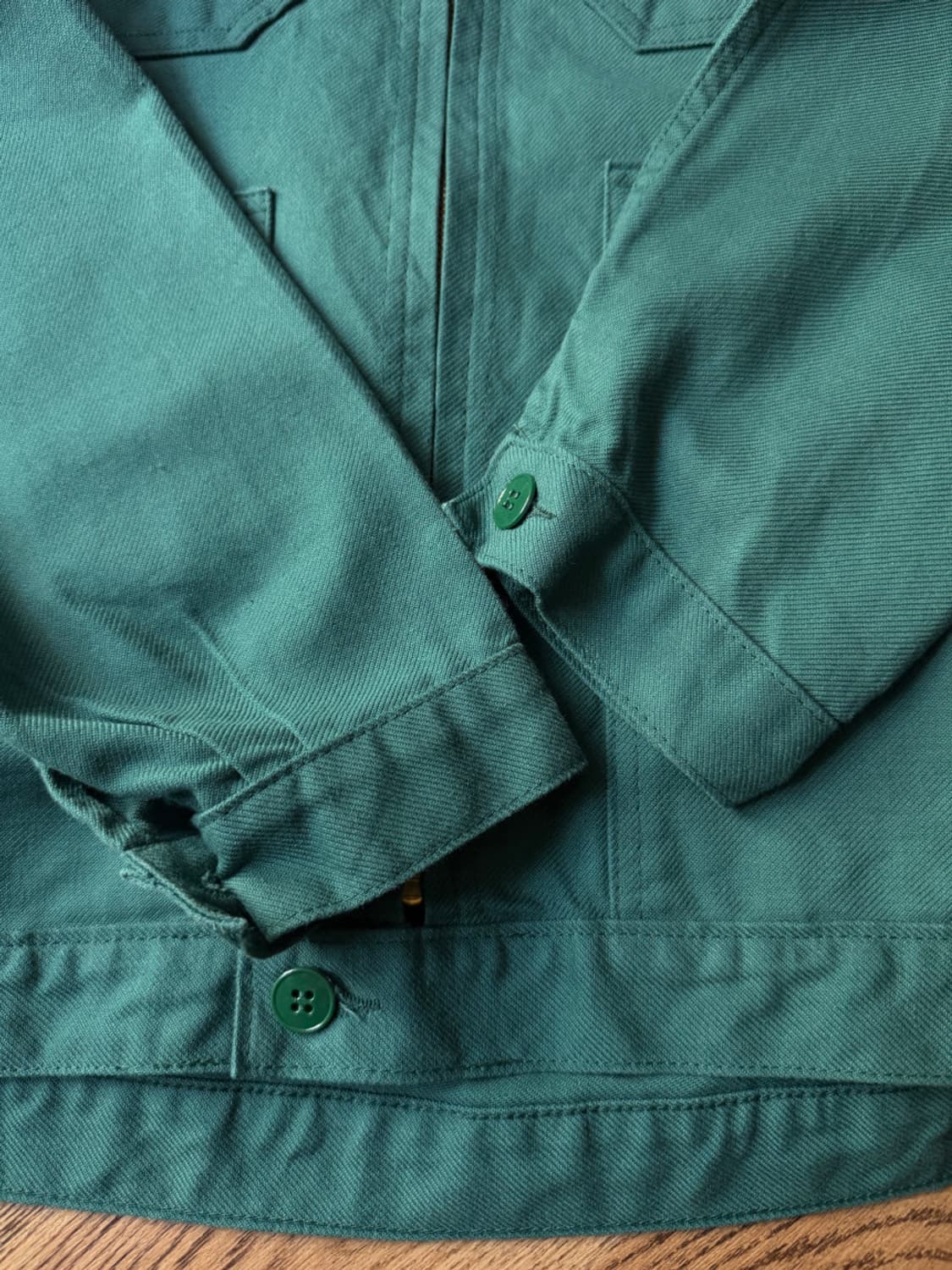 그린 메카닉 프렌치 워크자켓 상품이미지5