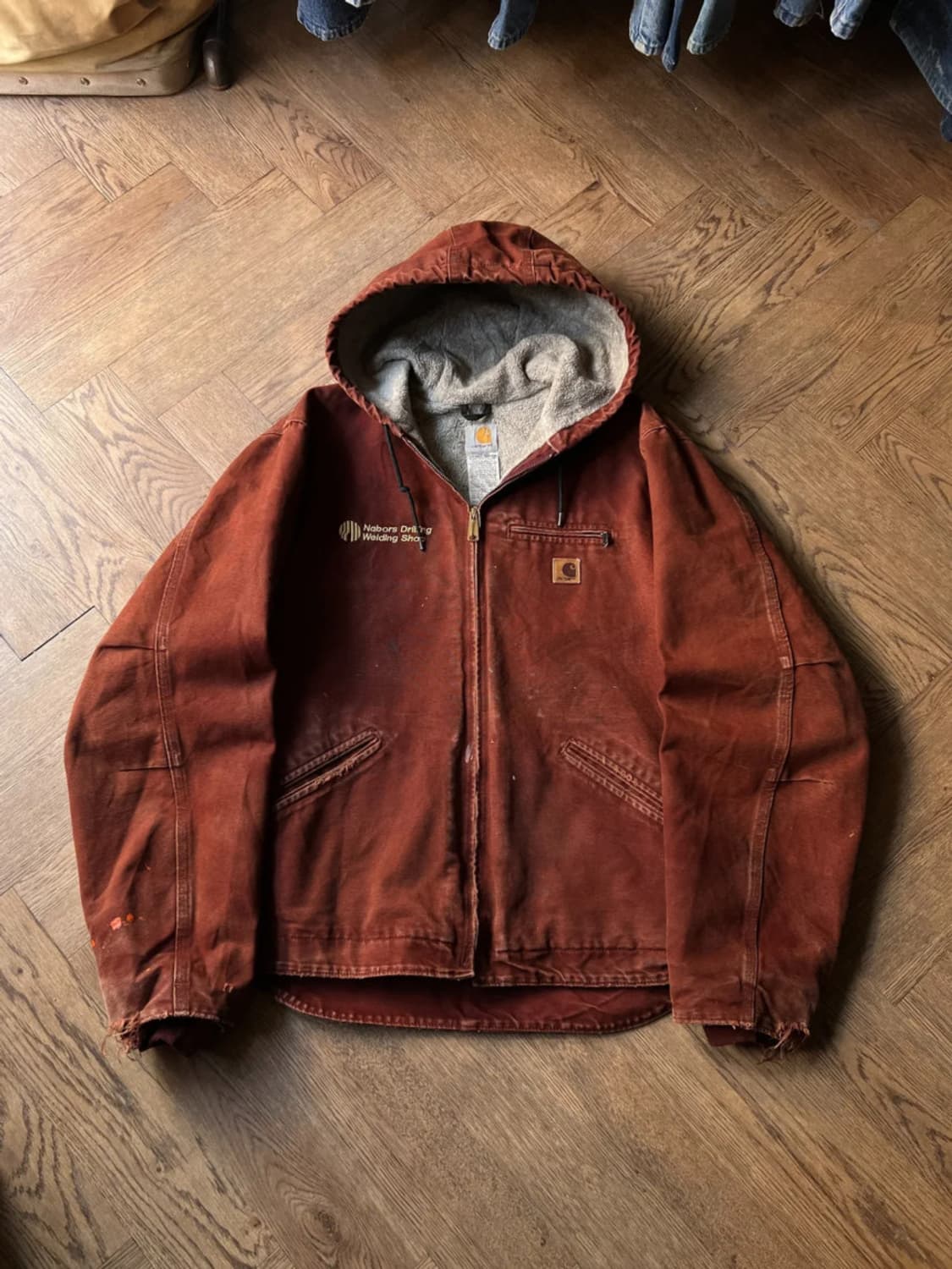 [L]칼하트 J141 시에라 클레이 레드 벽돌색 상품이미지1