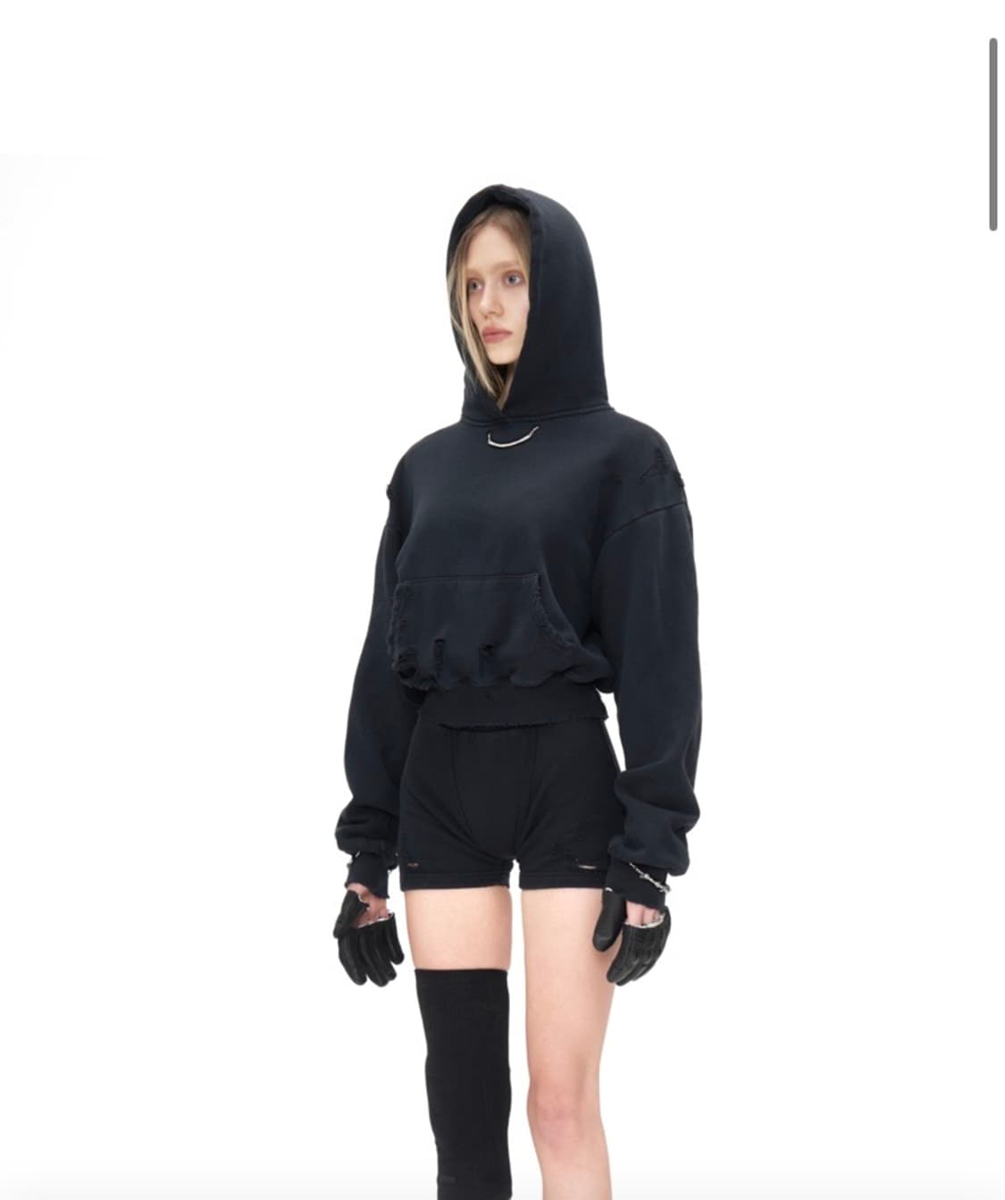 604service distressed jewelry hoodie 판매 상품이미지2