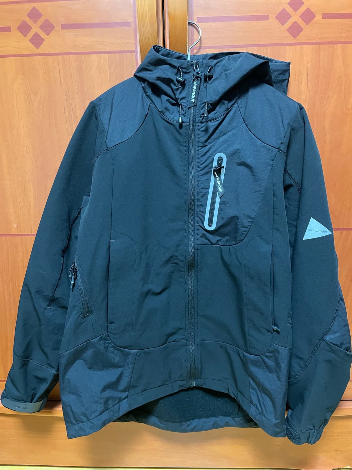 앤드원더 스트레치 쉘 자켓 블랙 M 상품이미지2