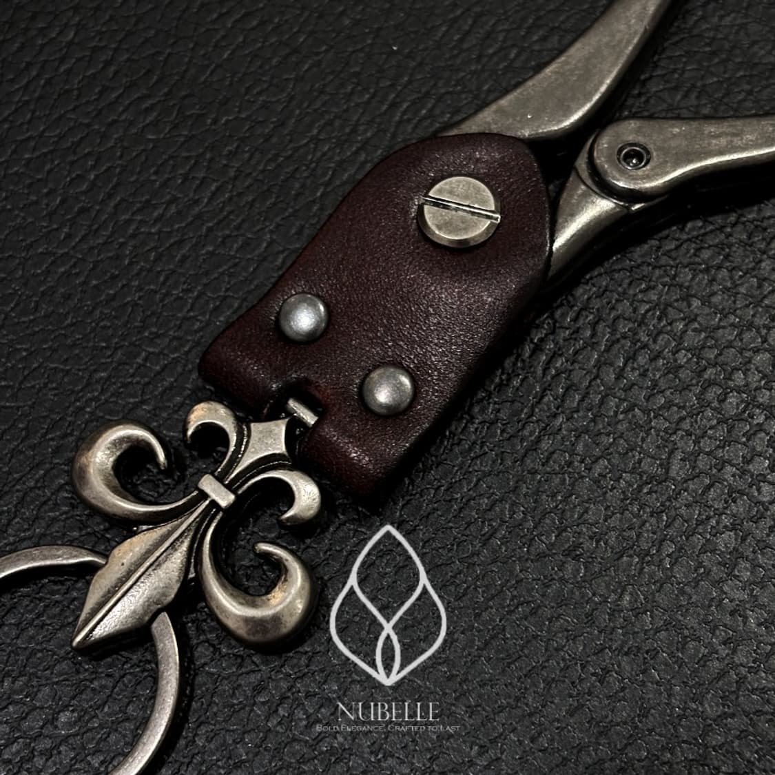 🌗 Chrome leather keyring / 크롬 소가죽 키링 상품이미지7