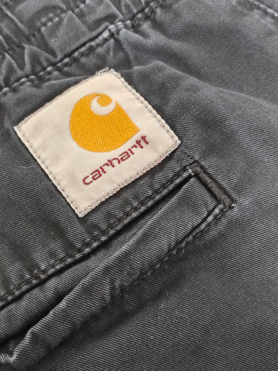 칼하트 빈티지 밴딩 조거 팬츠 네이비 상품이미지3