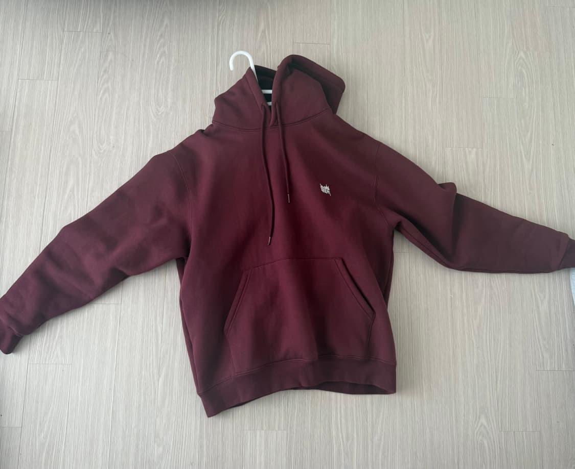 브라운브레스 버건디 후드티 s 상품이미지2