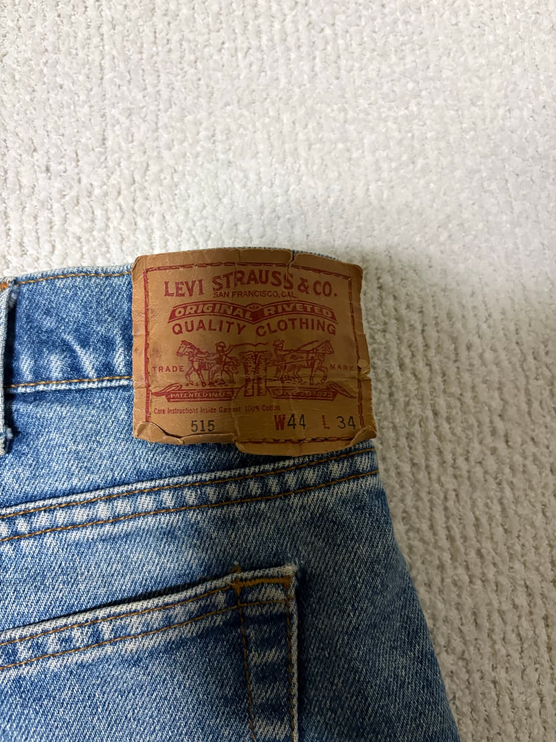 빈티지 리바이스 515 38 상품이미지5