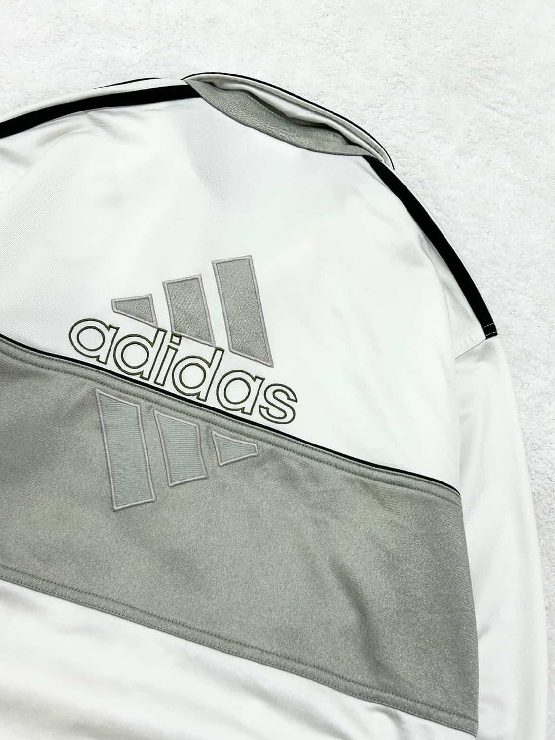 아디다스 90‘s 빅로고 화이트 져지 상품이미지8