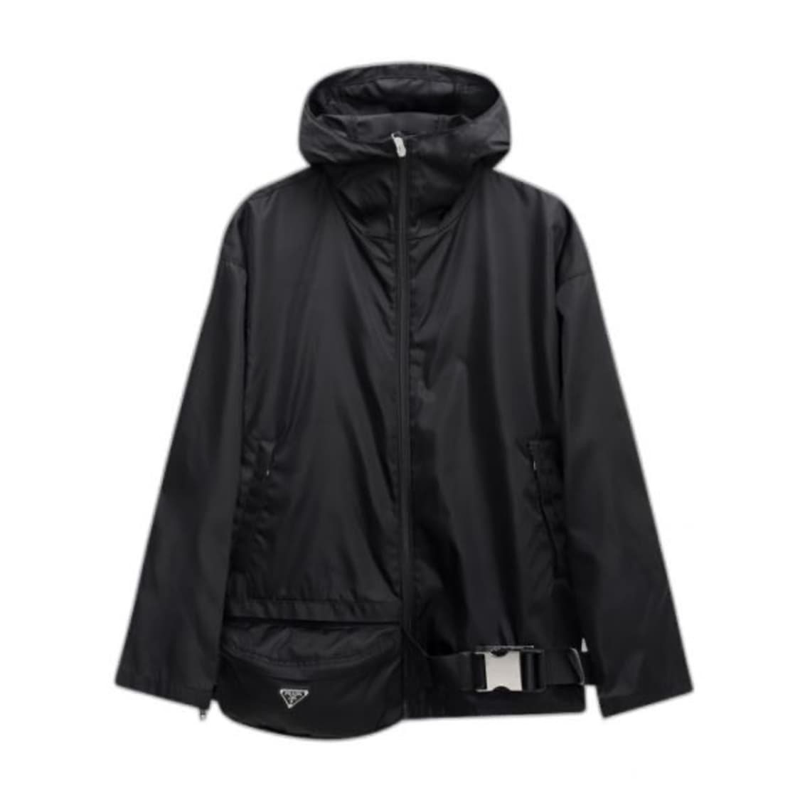 정품) 프라다 벨트백 레이어드 나일론 집업 자켓 상품이미지1