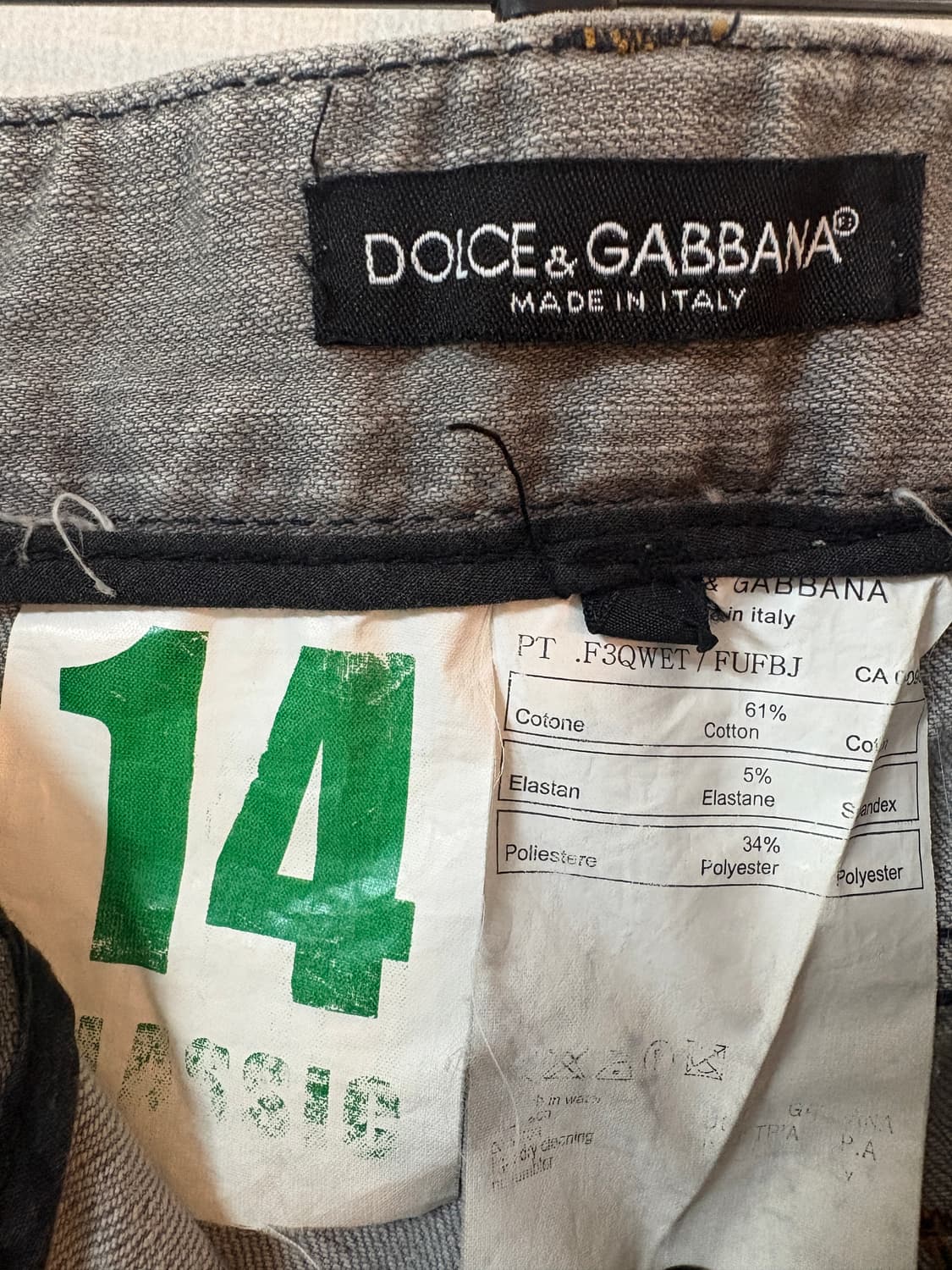 Dolce & Gabbana 세미 플레어 데님 (애쉬 라이트 워시)  상품이미지5