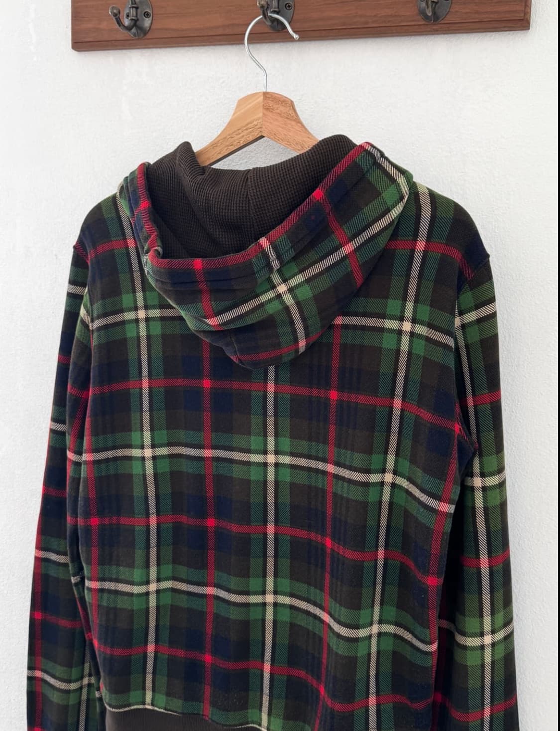 폴로 타탄체크 써멀 후드집업 상품이미지3