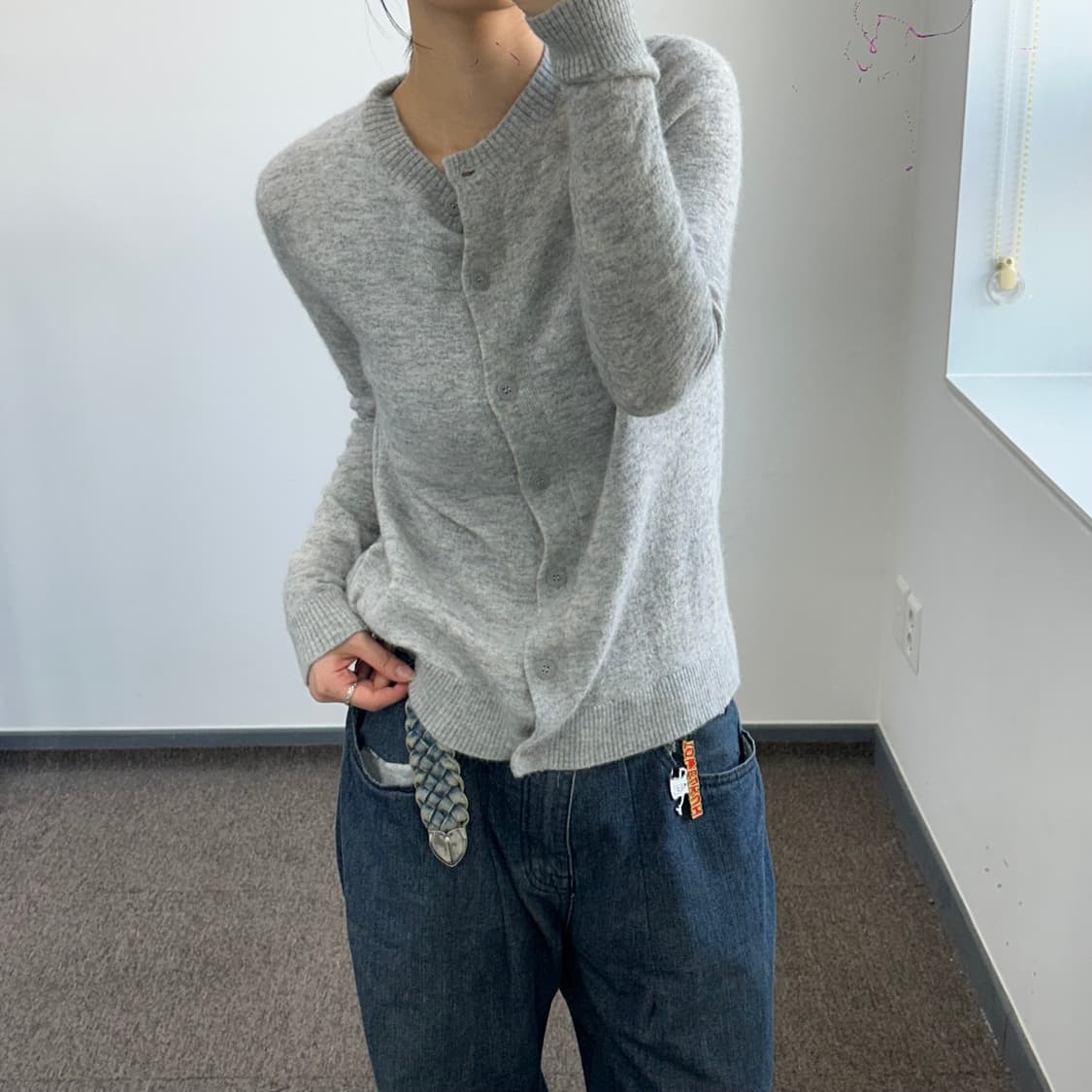  Cos 코스 그레이 니트 가디건 상품이미지2