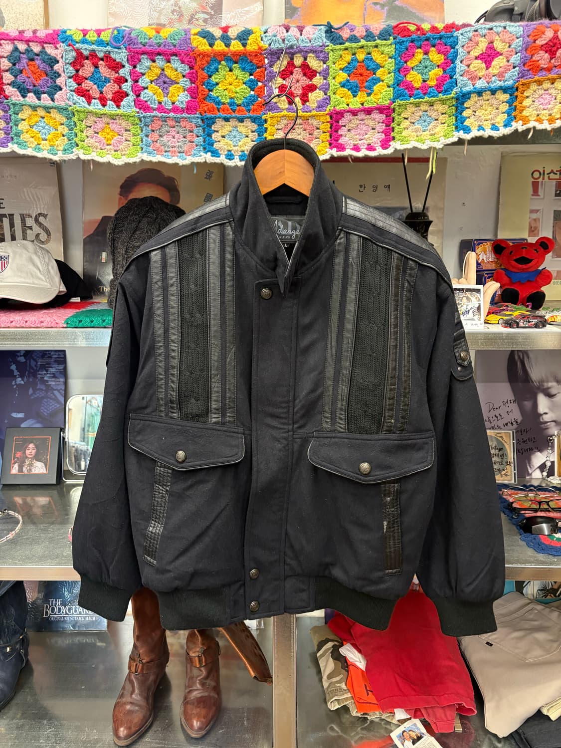 90s Mixed Texture Panel Jacket 상품이미지4