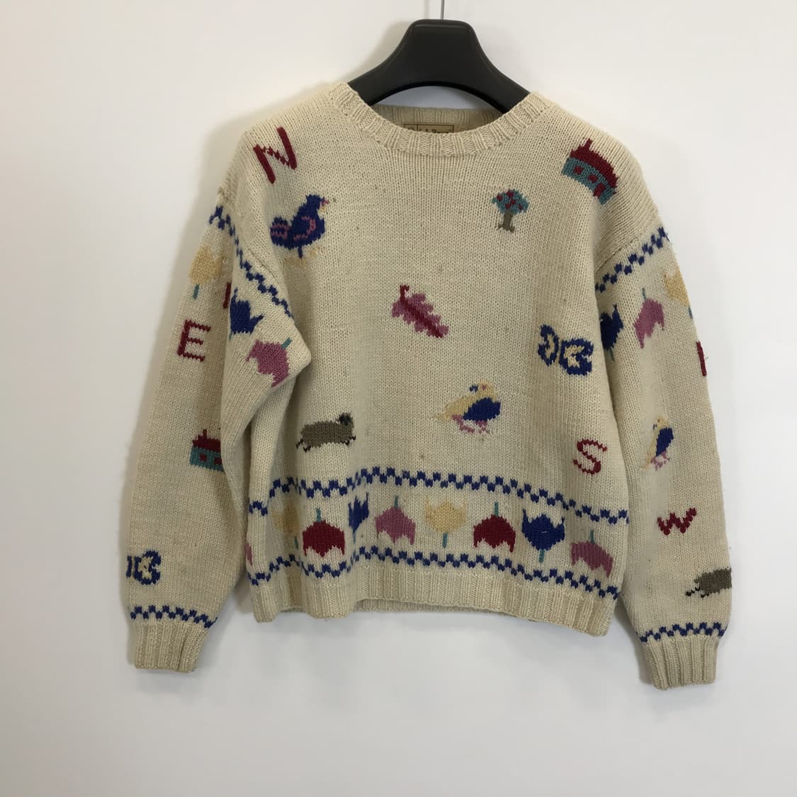 엘엘빈 LLBEAN 80-90s 패턴 니트 [여성L] 상품이미지1