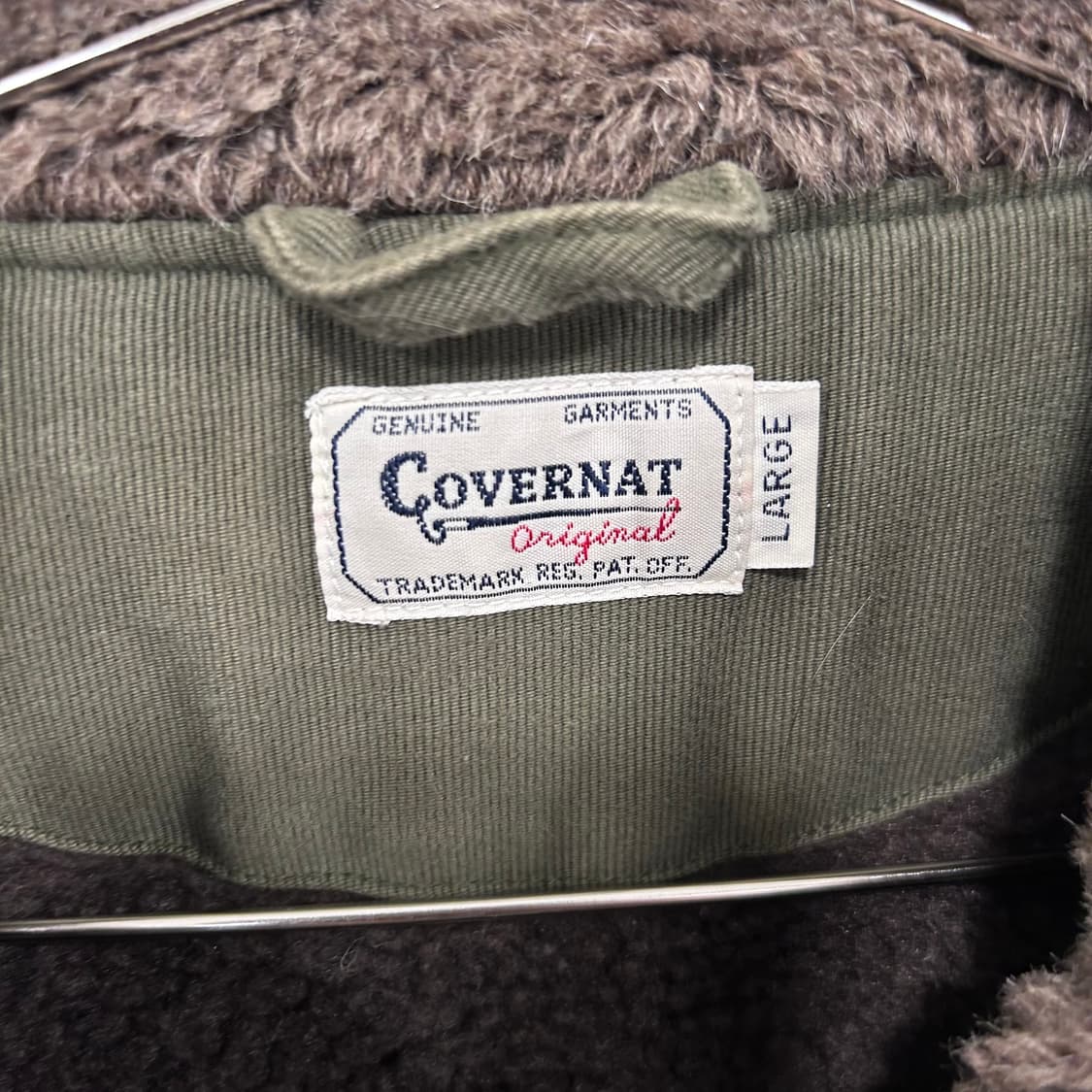 커버낫 오리지널 이너후리스 숄카라 워크자켓 상품이미지3