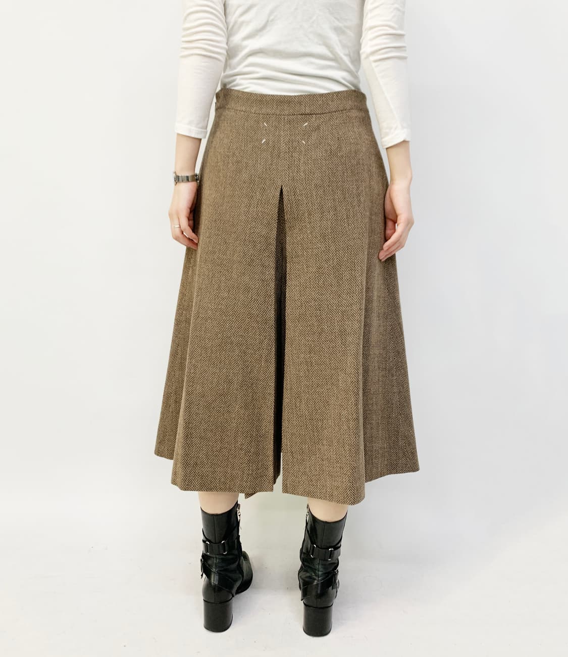 메종 마르지엘라 헤링본 울 스커트 팬츠 상품이미지4