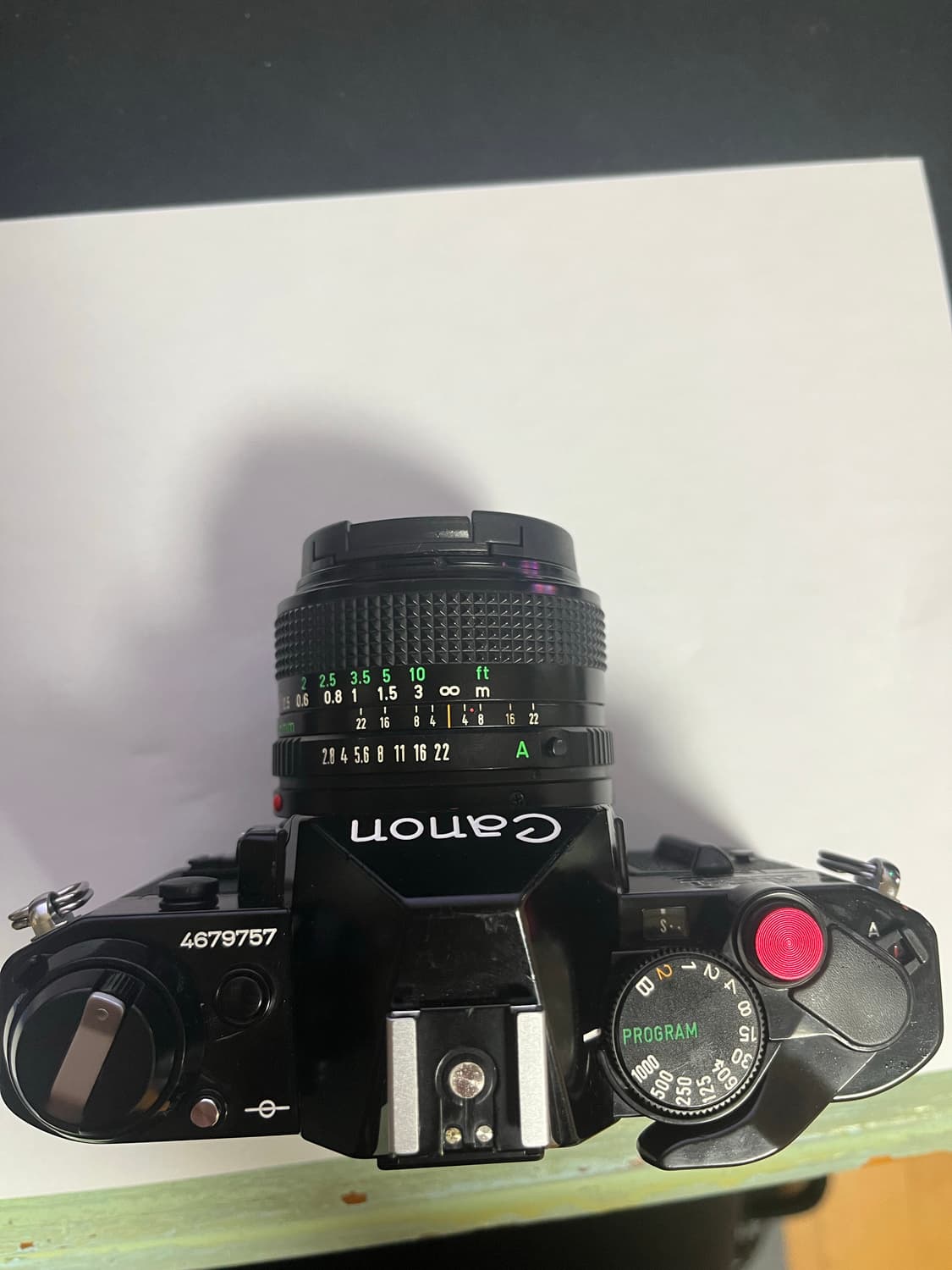 [점검완료]캐논 ae-1 p 프로그램 + 28mm 2.8  (배터리포함) 상품이미지4