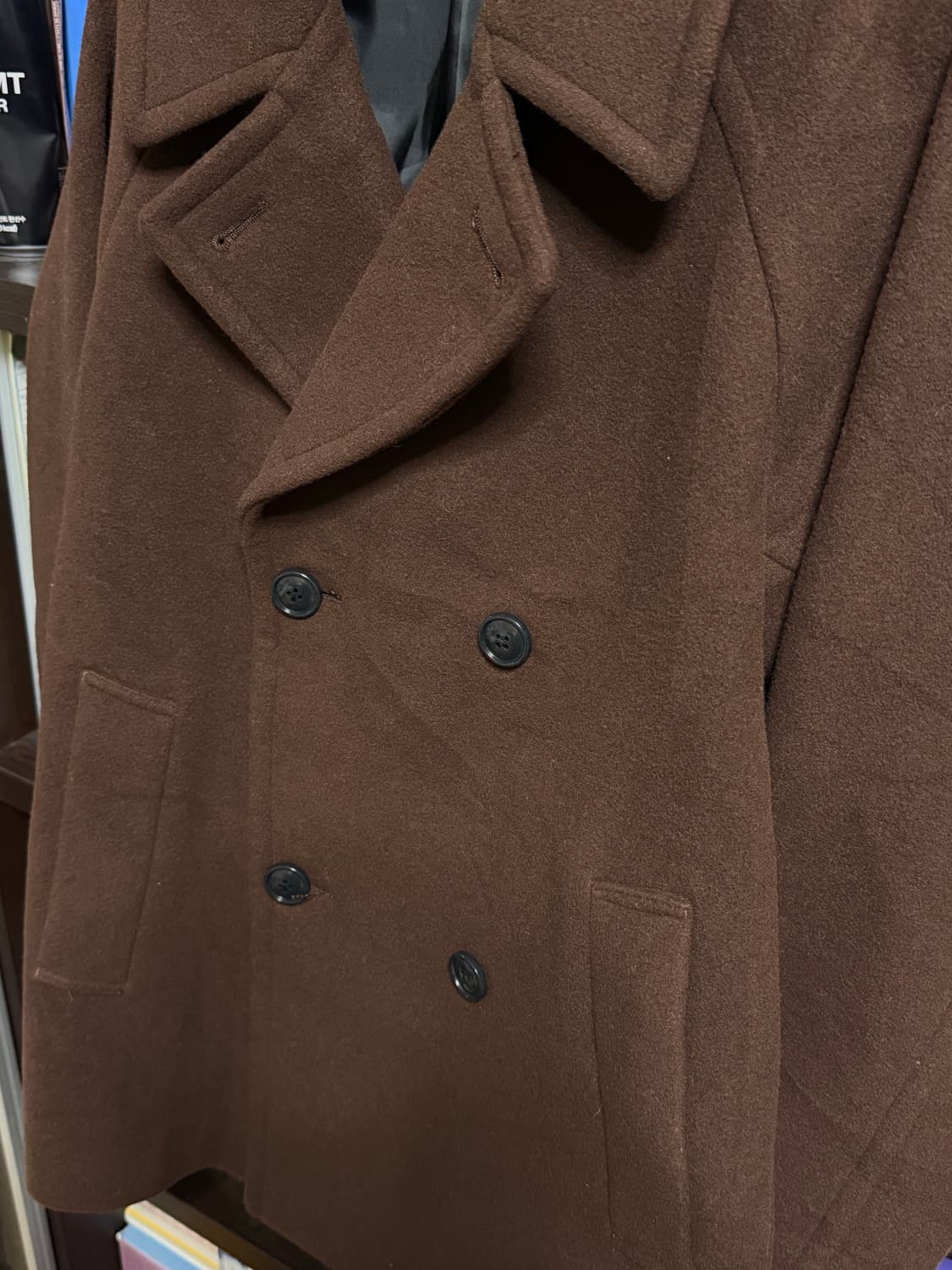 유나이티드 애로우즈 메리노 울 피코트 상품이미지3