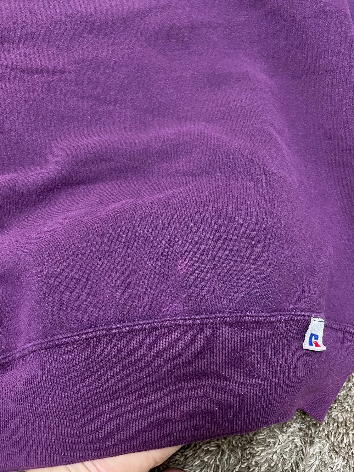 90s russell athletic sweat 러셀스웻 퍼플 상품이미지4