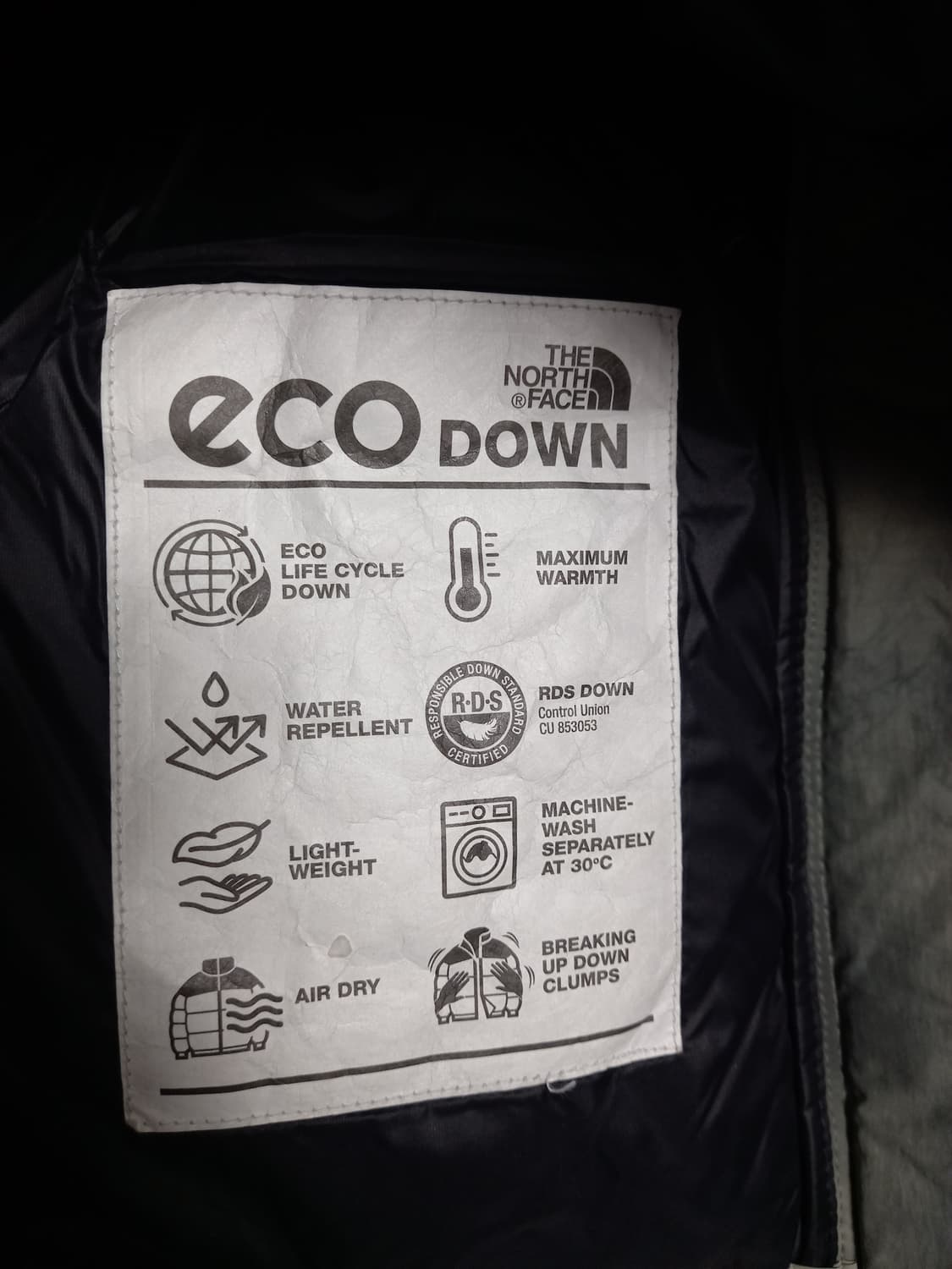 노스페이스 다잉눕시 RDS다운 패딩 M 상품이미지7