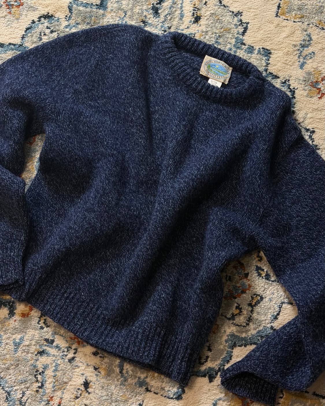 90s Royal North Mills 울 니트 / USA MADE 상품이미지1