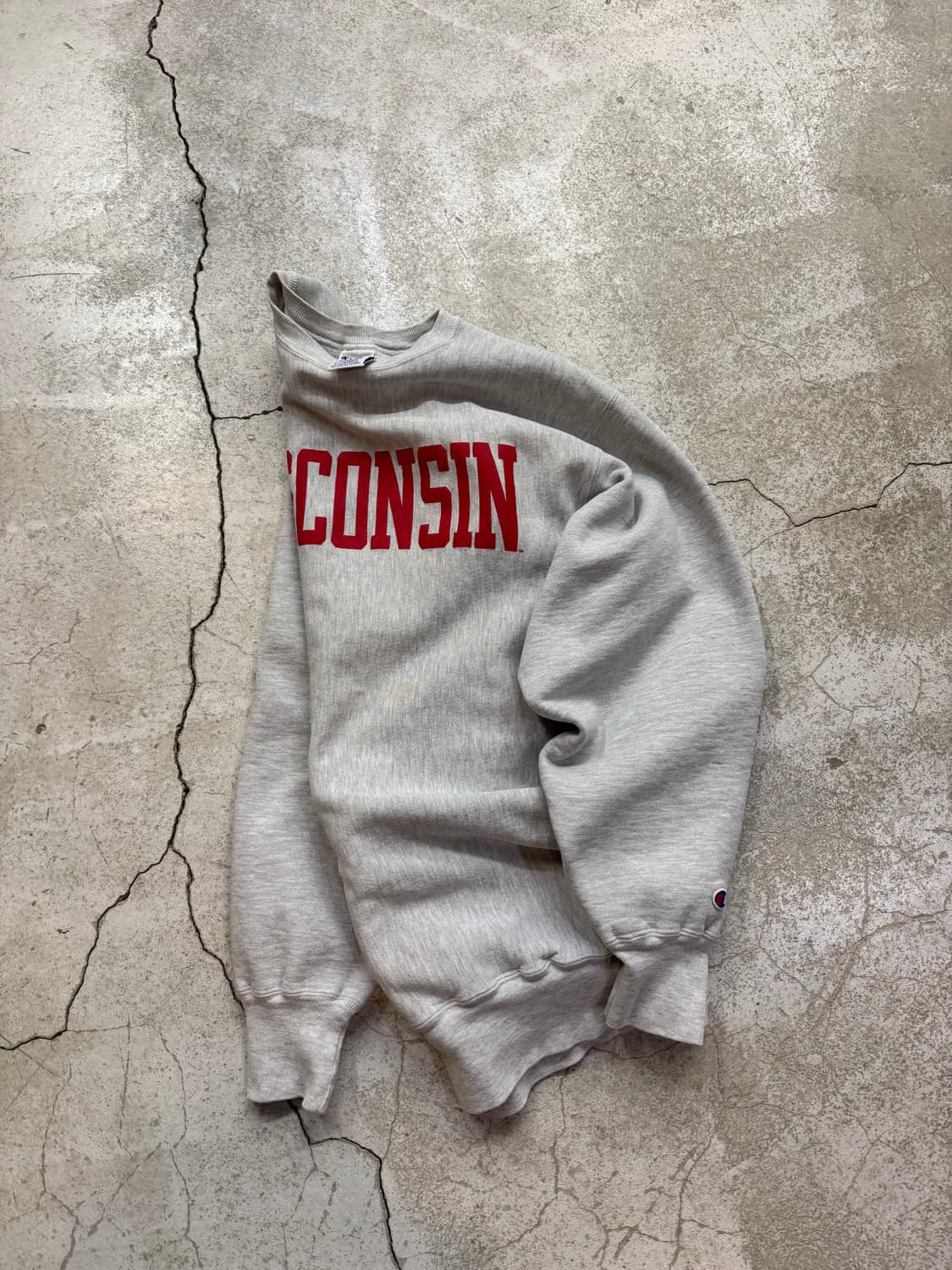 90s 챔피온 리버스 위브 위스콘신 스웻셔츠 상품이미지6