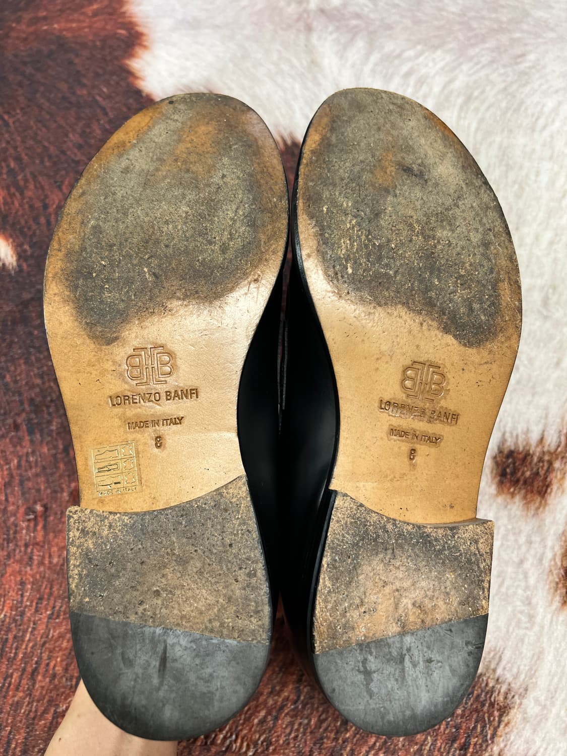 [270] LORENZO BANFI 로렌조반피 페니로퍼 블랙 상품이미지7