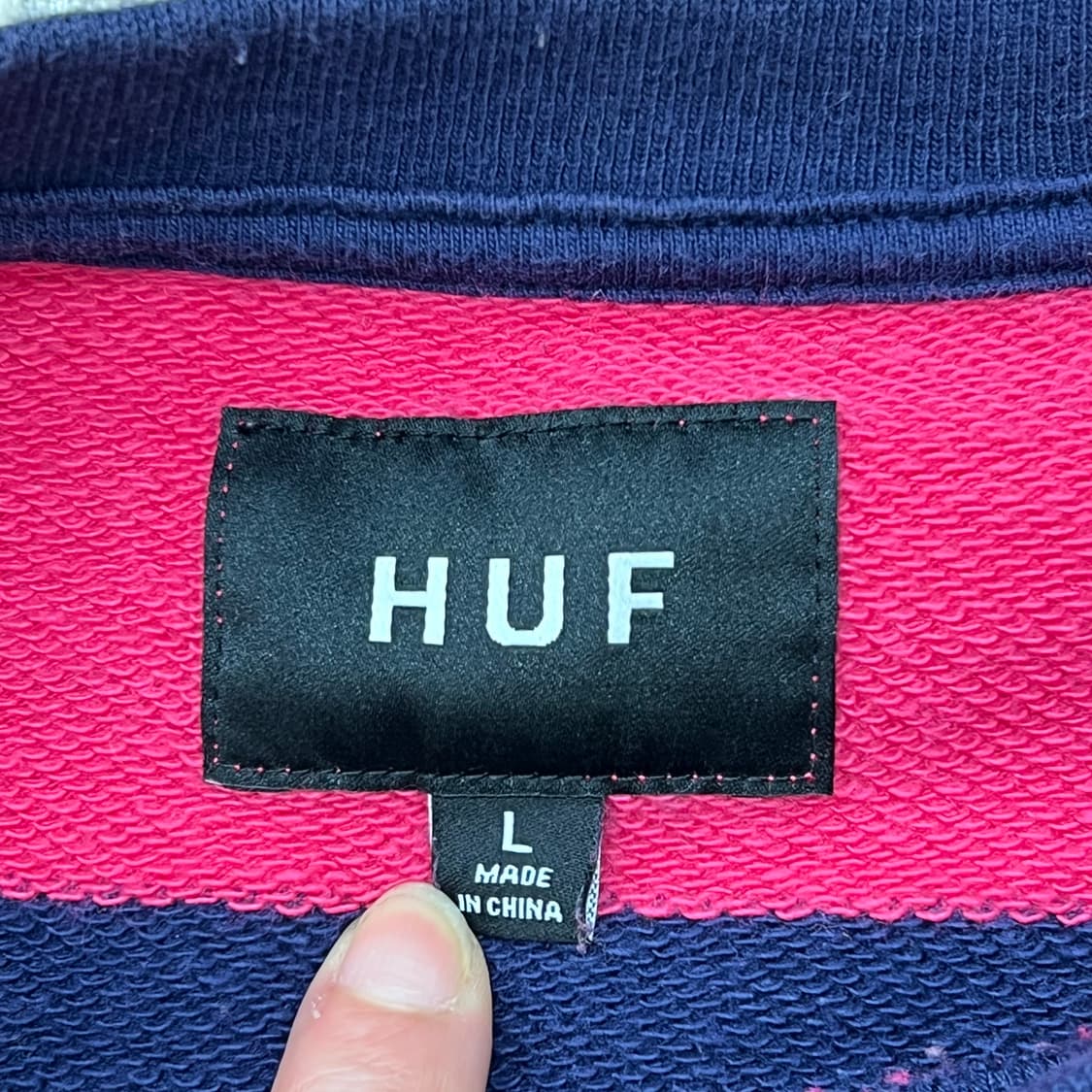 허프 레터링 단가라 맨투맨 r2470 상품이미지6