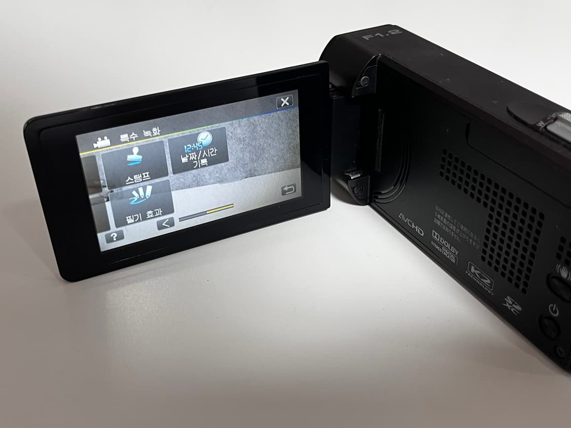 원격조정 가능 !!/ A급/ jvc gz vx895 빈티지 캠코더 브라운 상품이미지7