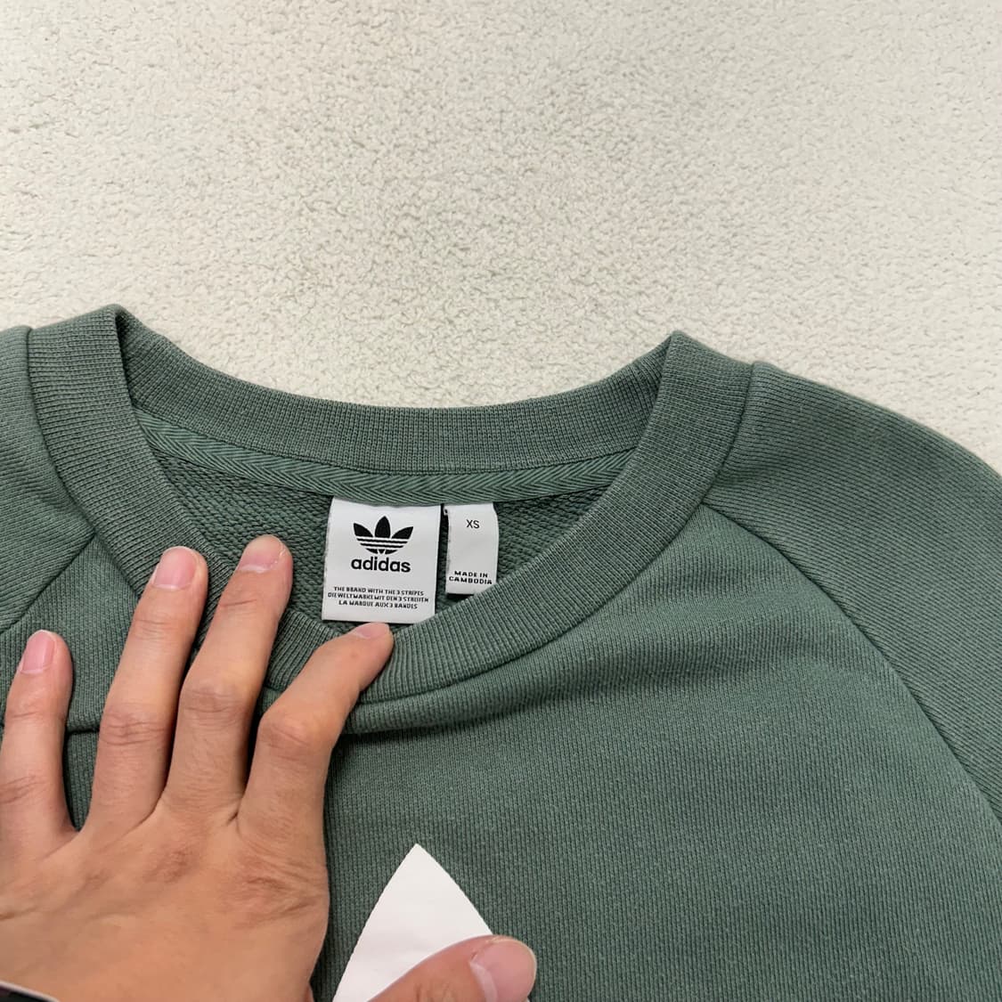 Adidas mint trefoil sweatshirt 상품이미지6