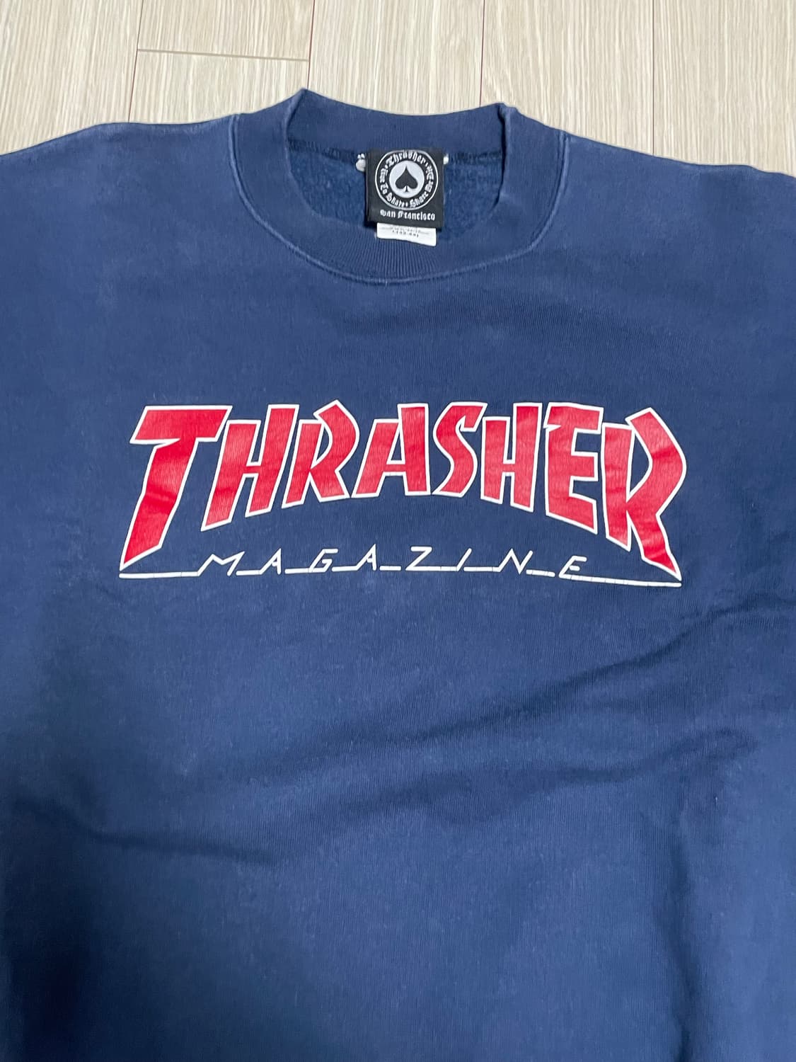 트레셔 맨투맨 네이비 L 상품이미지2