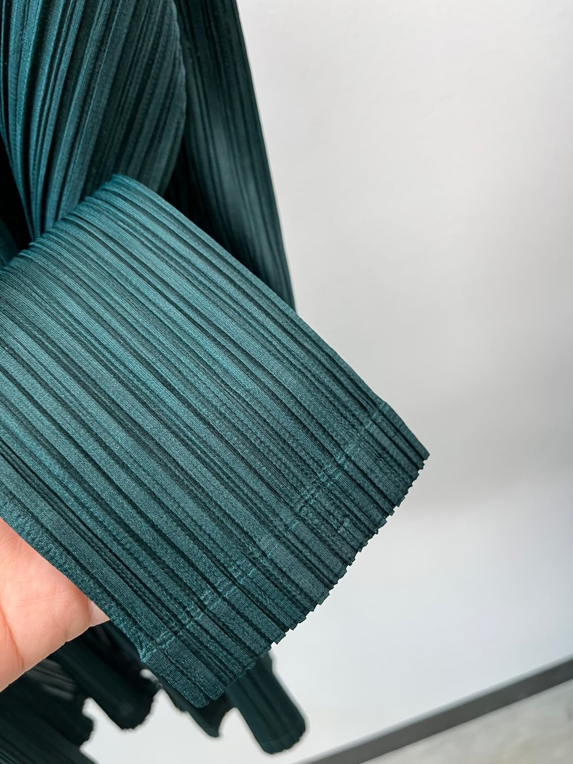 여) 플리츠플리즈 딥그린 숄 가디건  상품이미지7