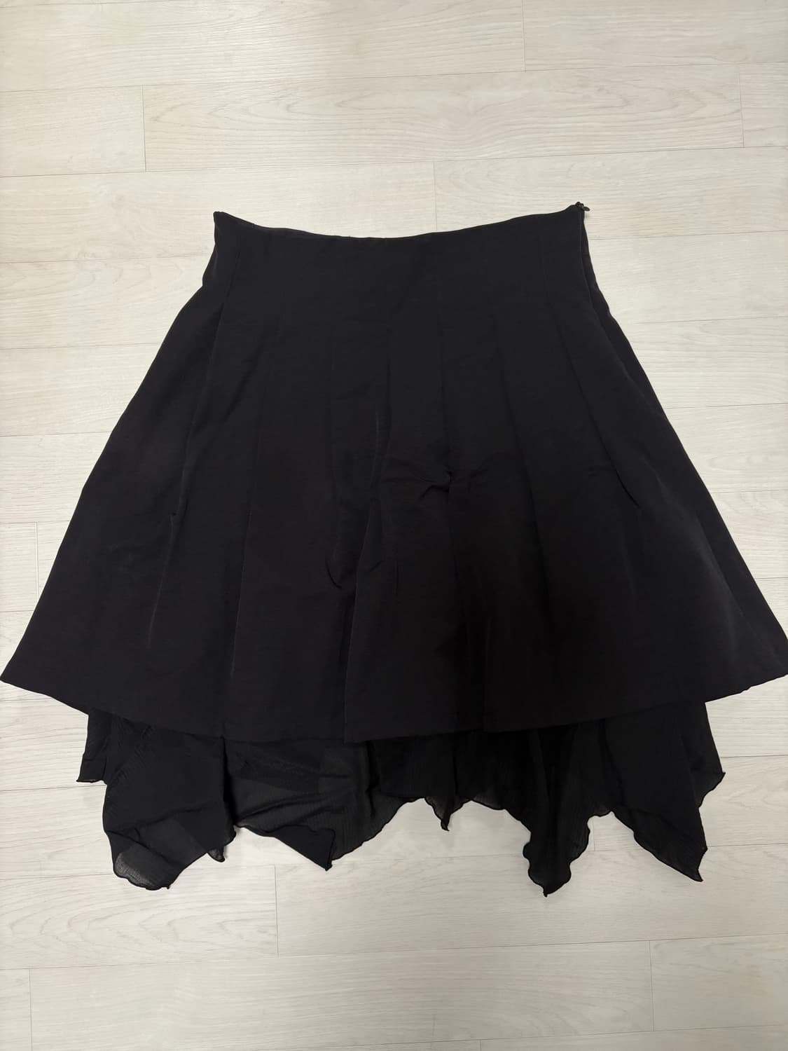 미세키서울 레이어드 스커트 black 2 사이즈 상품이미지2