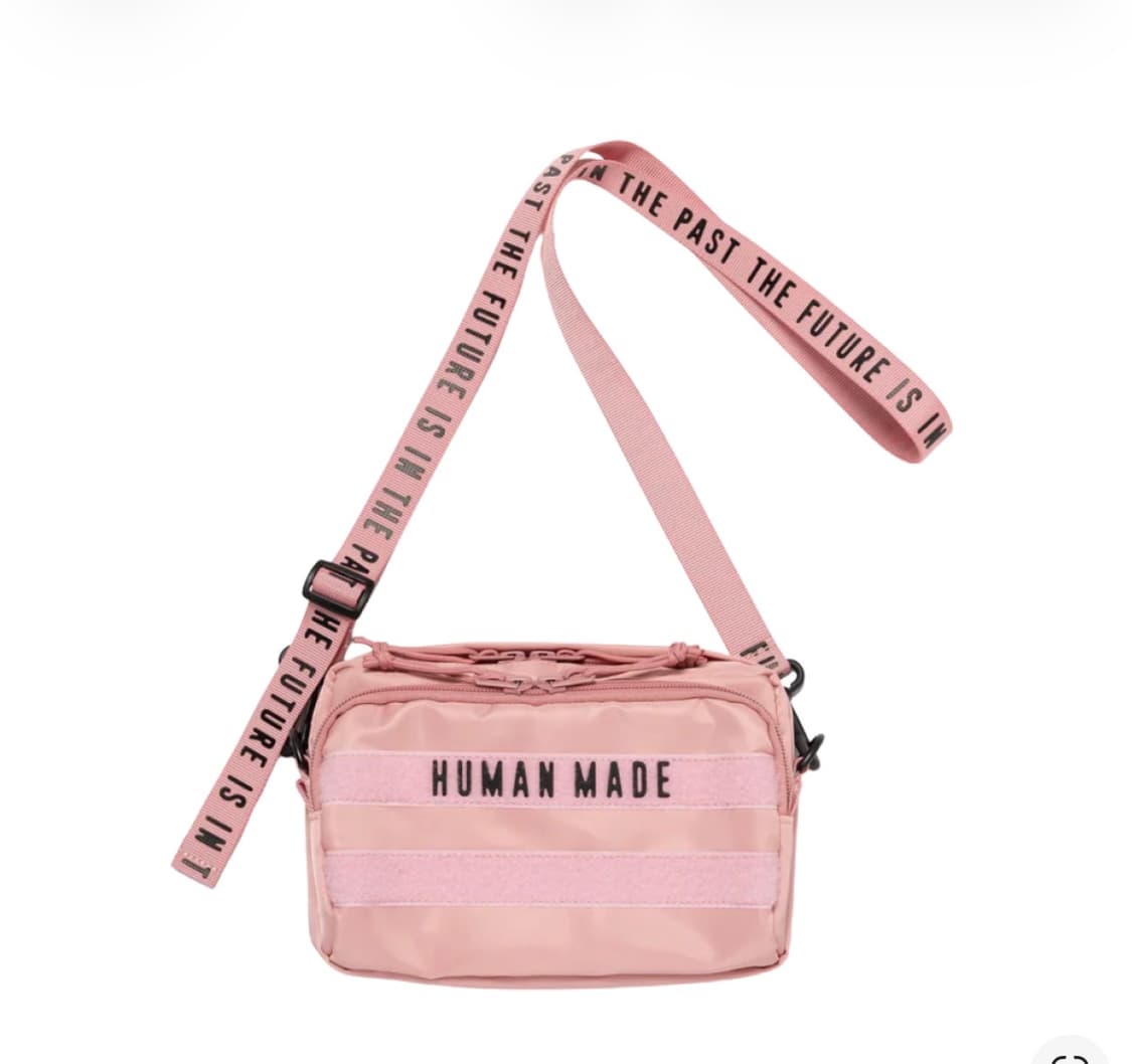 휴먼 메이드 밀리터리 파우치 핑크 크로스백 상품이미지1