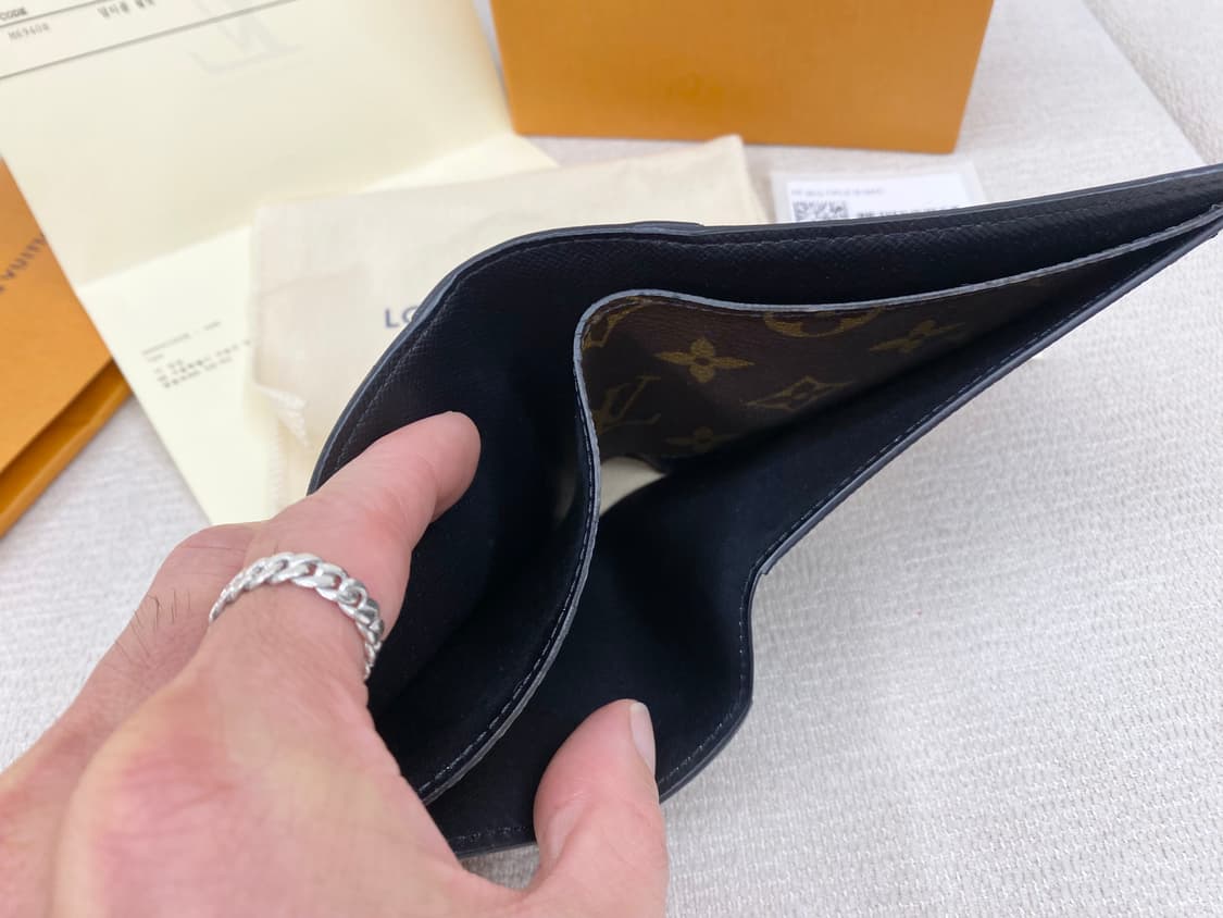 루이비통 모노그램 마카사르 멀티플 반지갑(컨디션굿) 상품이미지8