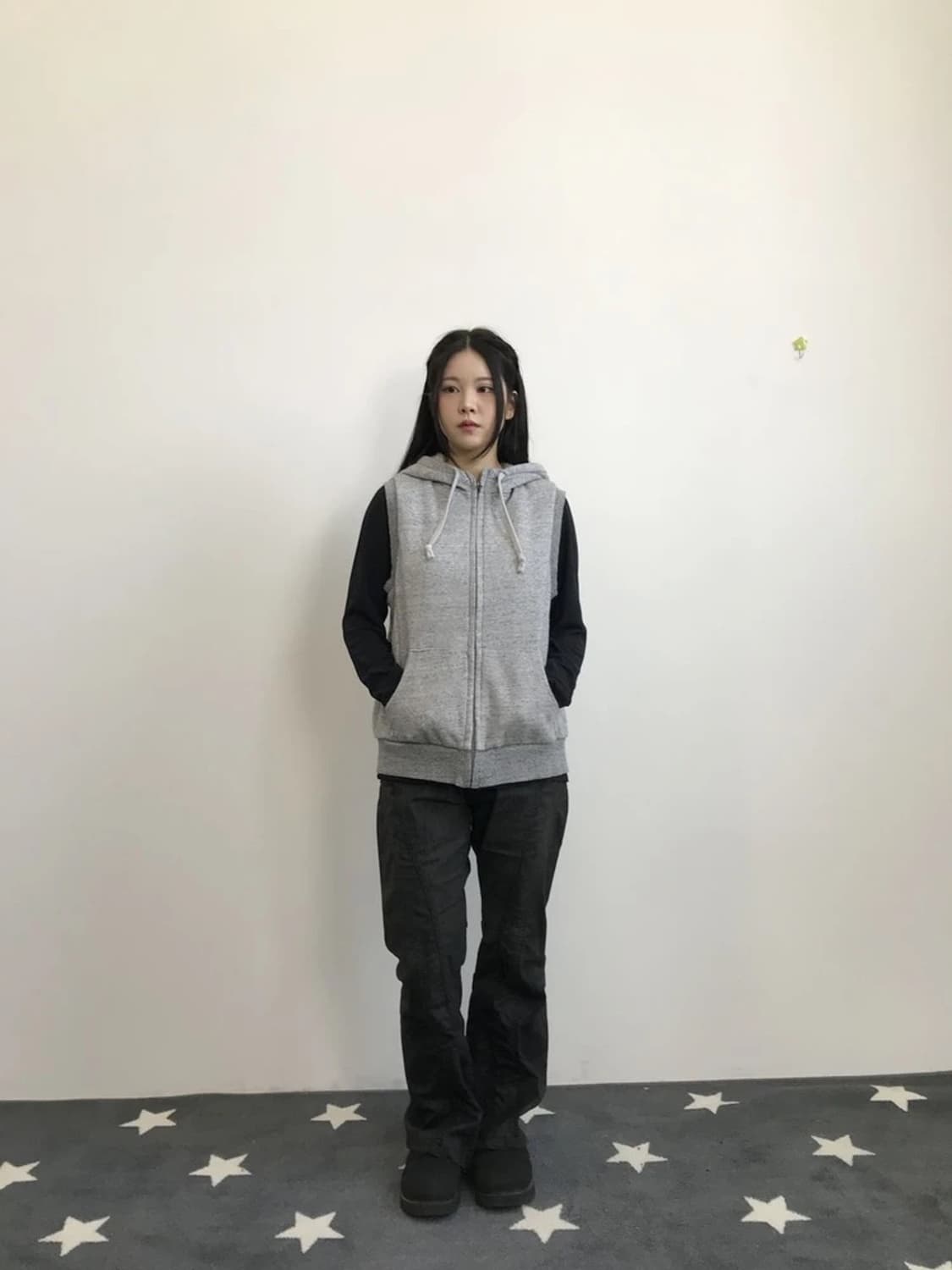 Uniqlo Sherpa Lined Hoodie Vest 상품이미지1
