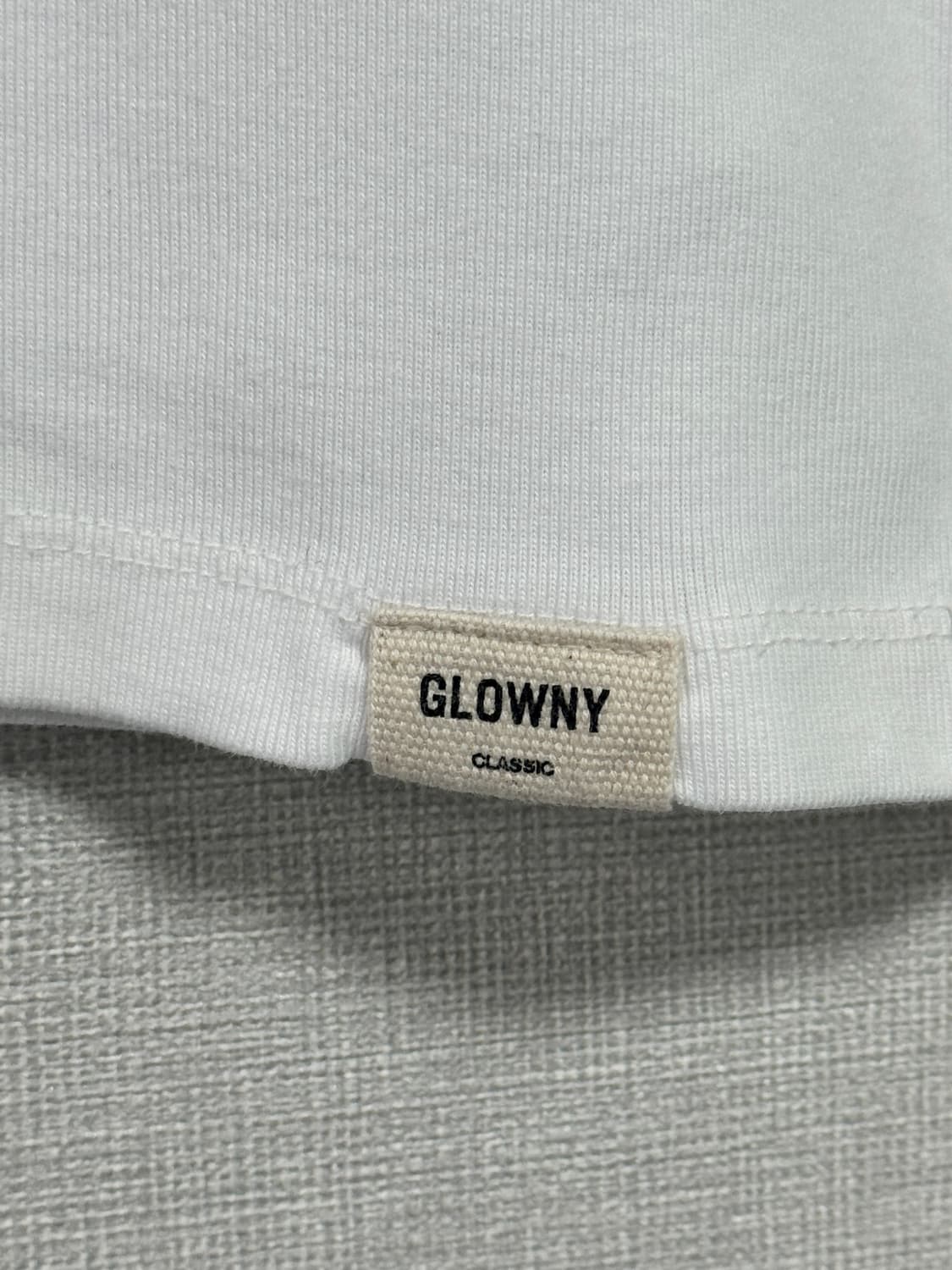 GLOWNY 긴팔 크롭 티셔츠 화이트 free 상품이미지5