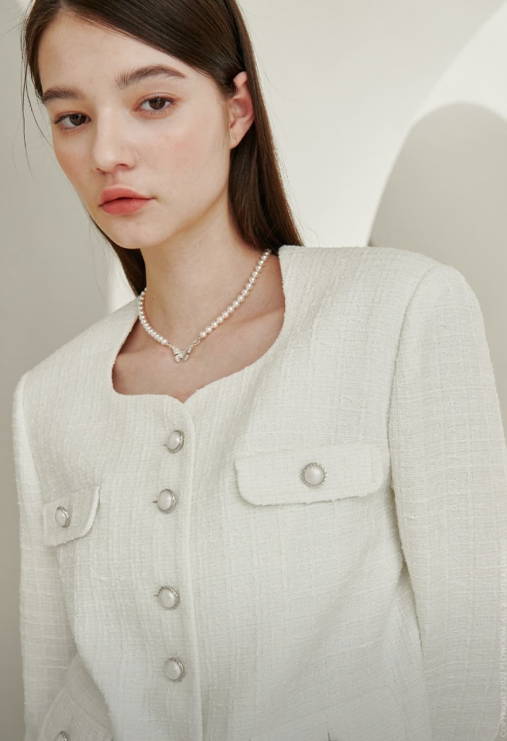 플로움 나비 진주 목걸이 상품이미지3