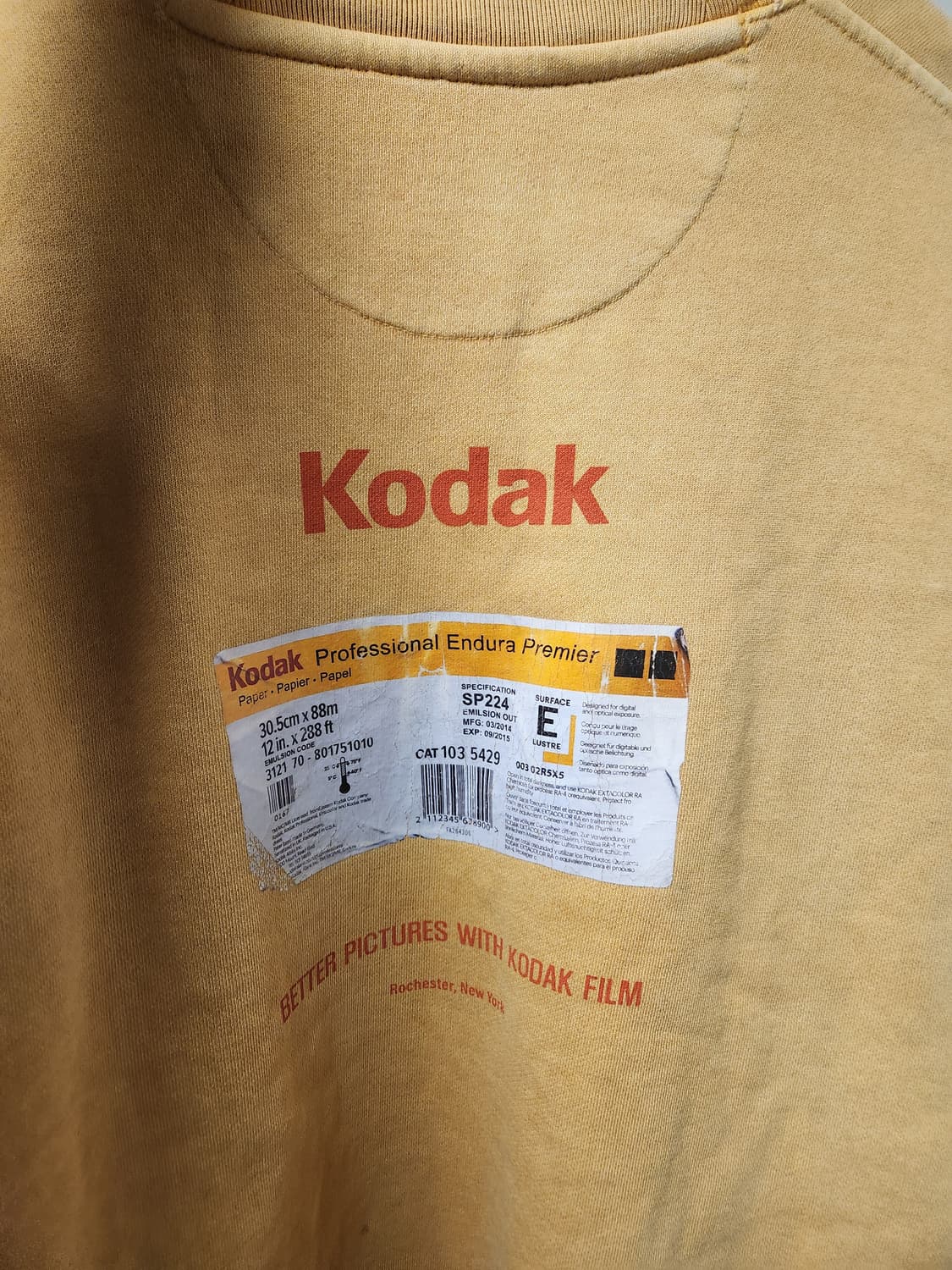 코닥 맨투맨 L 상품이미지2