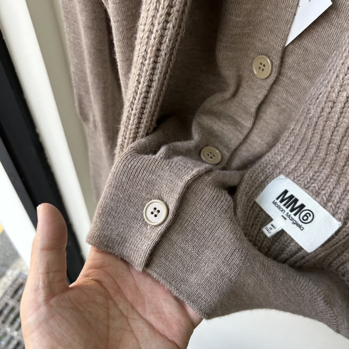 16187 - 마르지엘라 머플러 레이어드 가디건 상품이미지4