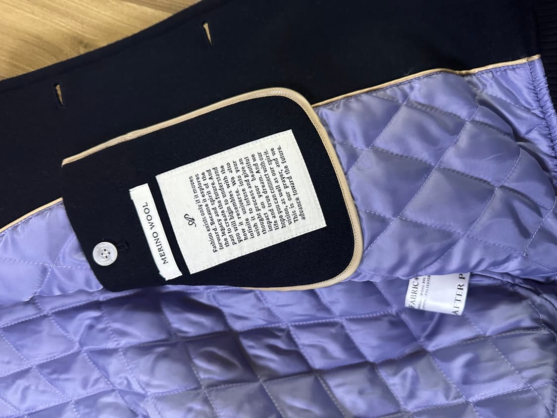 (S) 애프터프레이 테디 블루종 네이비 상품이미지3