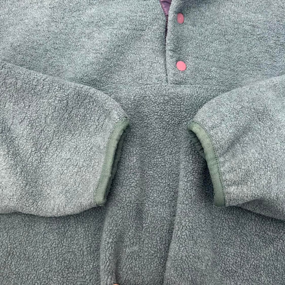 90s 자메이카 파타고니아 신칠라 스냅-T 블루그린/퍼플 상품이미지6