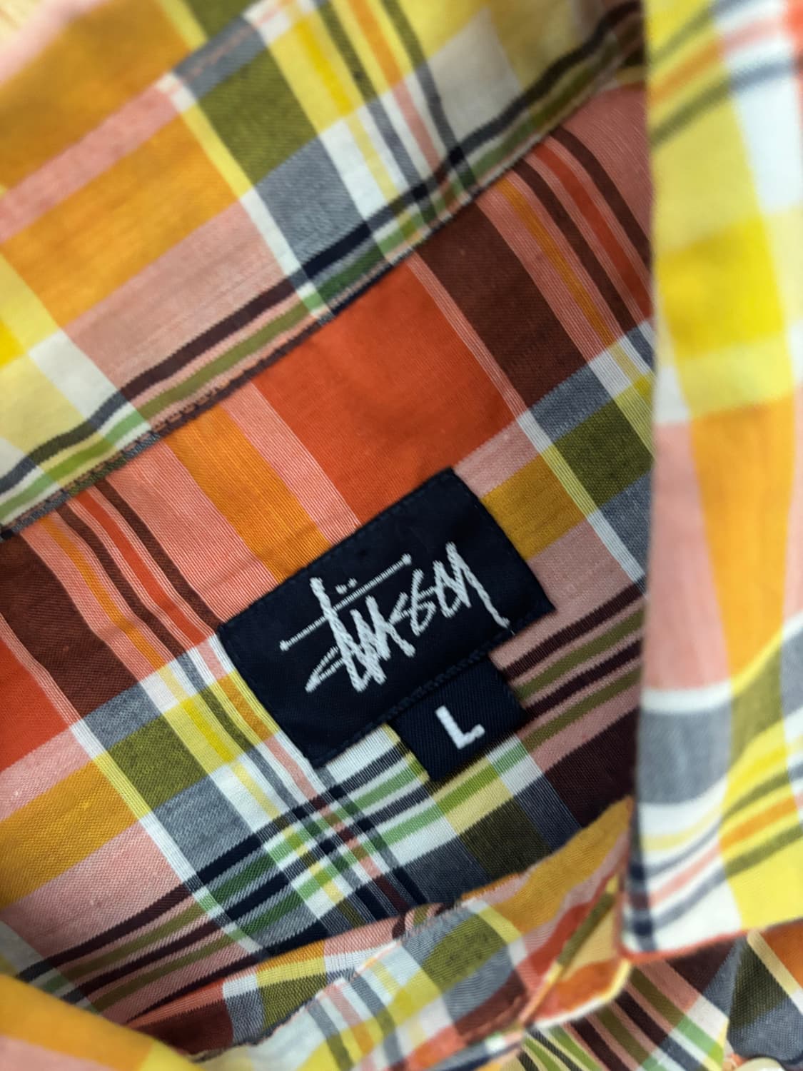 90s stussy 체크셔츠 상품이미지6