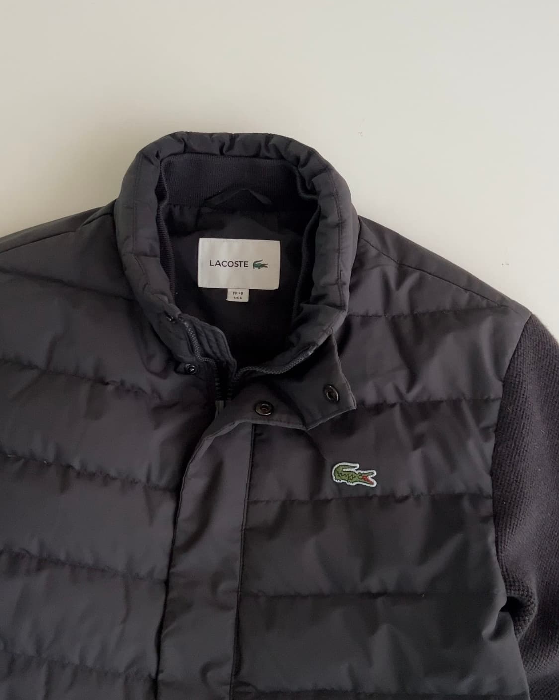 라코스테 니트 패딩 자켓 S 상품이미지3