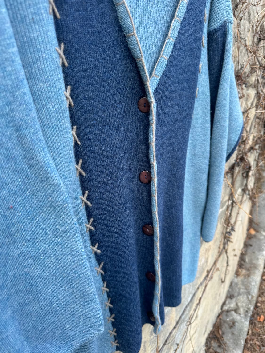 빈티지 유니크 패턴 니트 가디건 상품이미지5