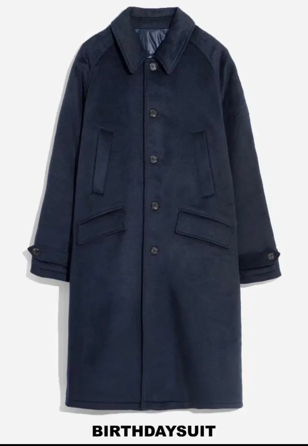 벌스데이수트 발마칸 울코트 네이비 S 상품이미지1