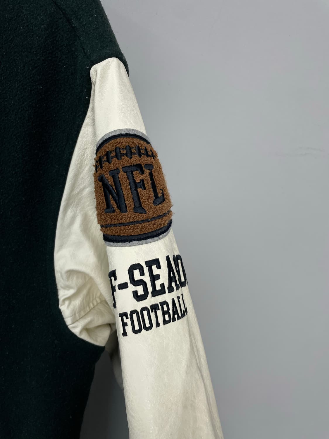 NFL 울 모직 레더 스타디움 바시티 자켓 H1560 상품이미지5