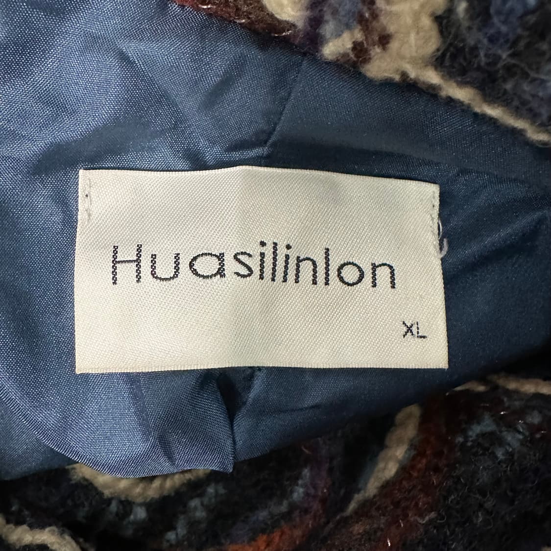 빈티지 패턴 하프 코트 상품이미지3