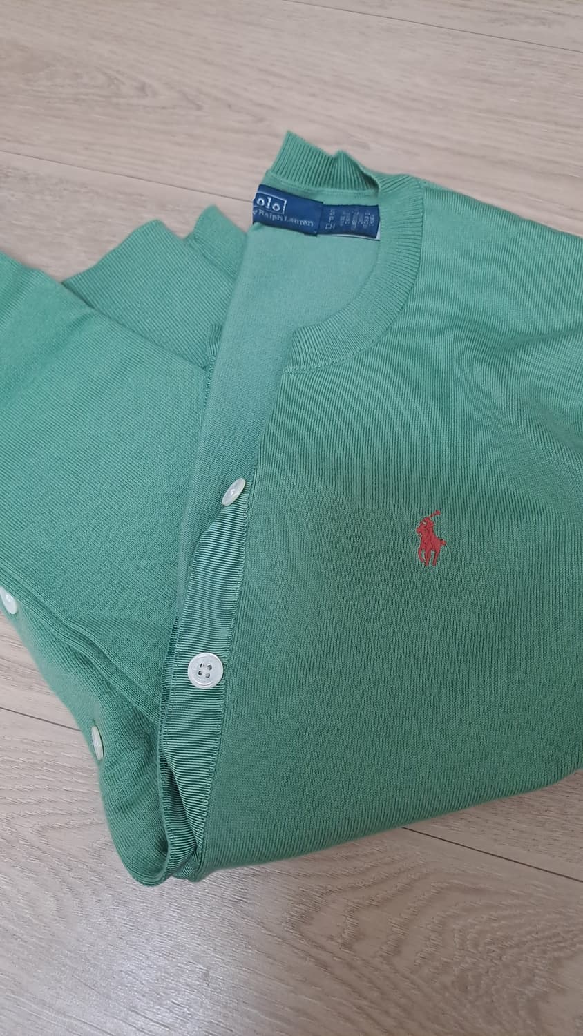 폴로랄프로렌 코튼 가디건(피스타치오 ) 상품이미지3