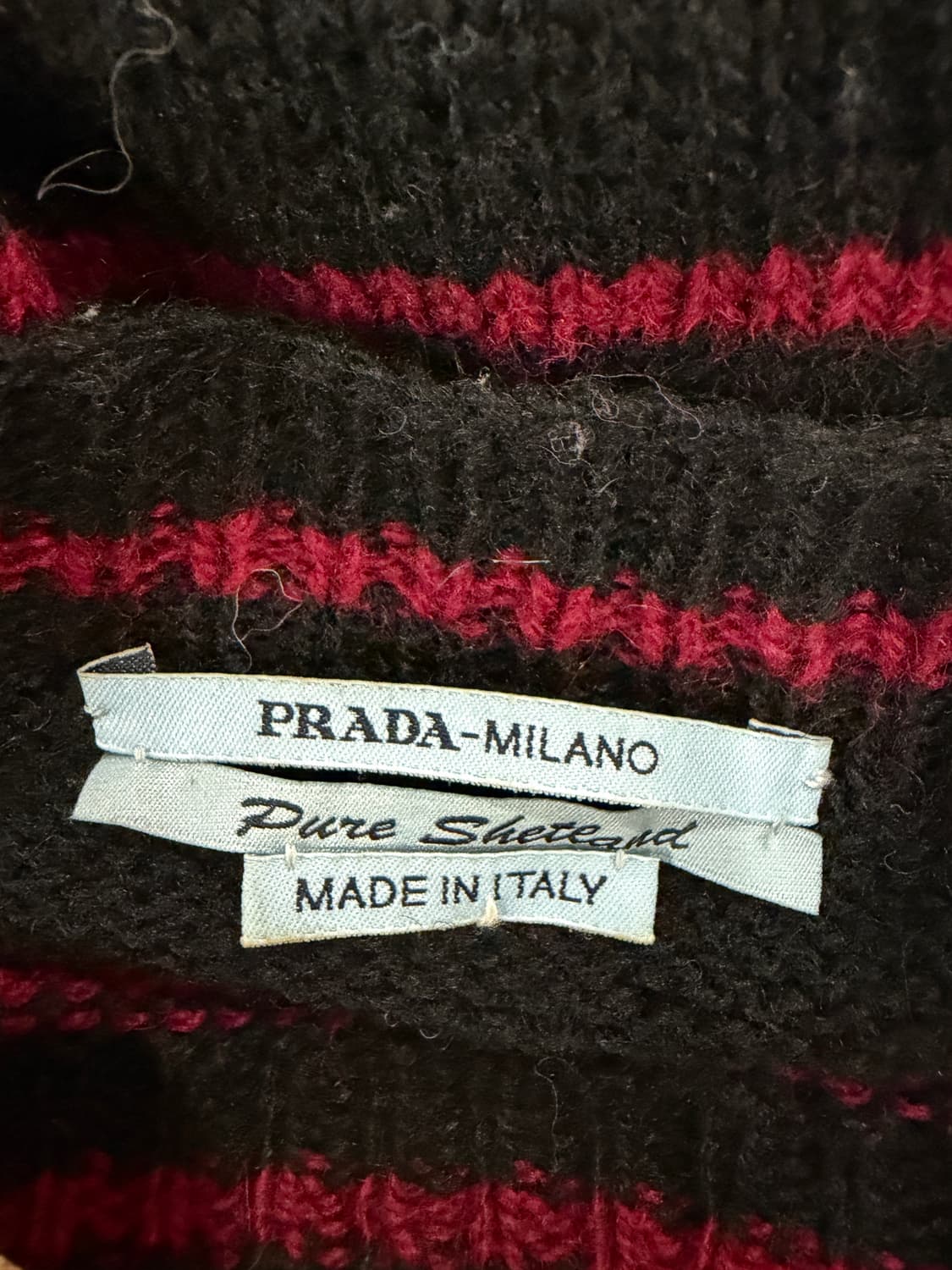 16SS 프라다 울 인타르시아 니트 스웨터 상품이미지4